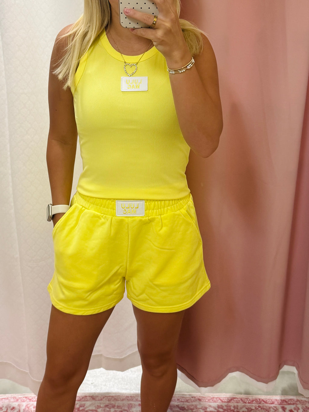 Lulu Mac Yellow Shorts
