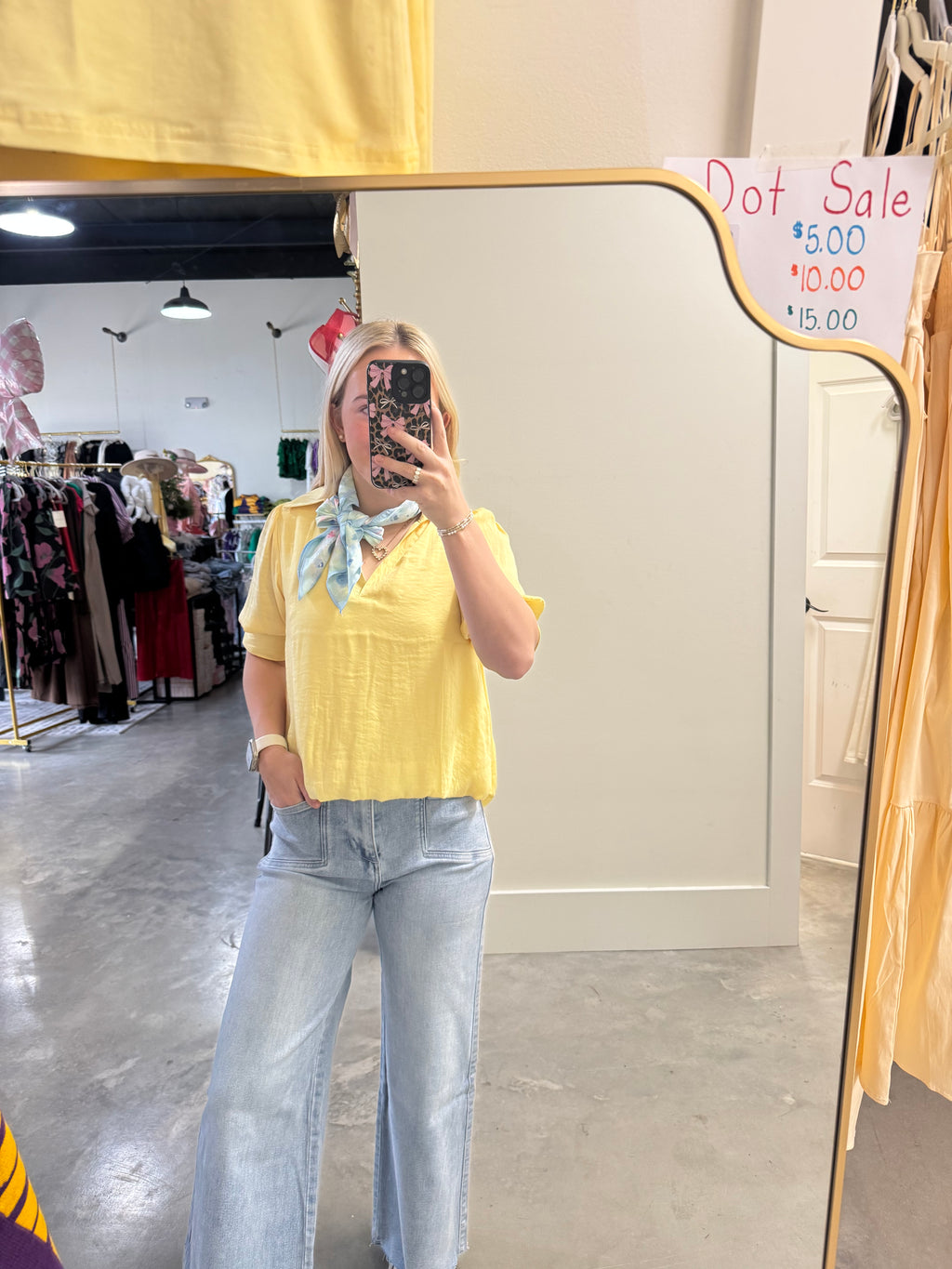 Sunflower Yellow Balloon Top