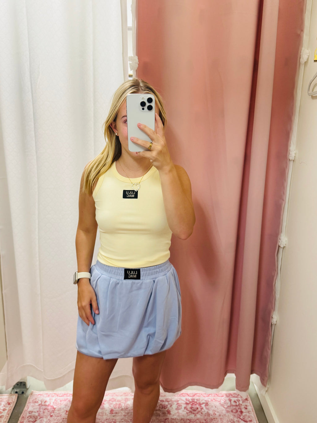 Baby Blue Bubble Skirt