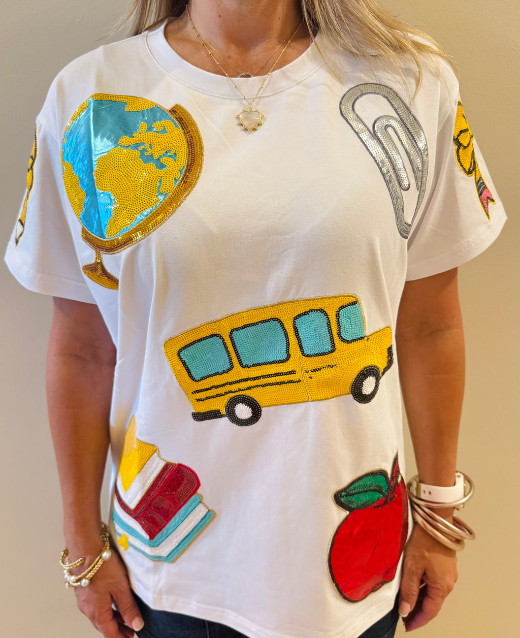 Back To School Sequins Top