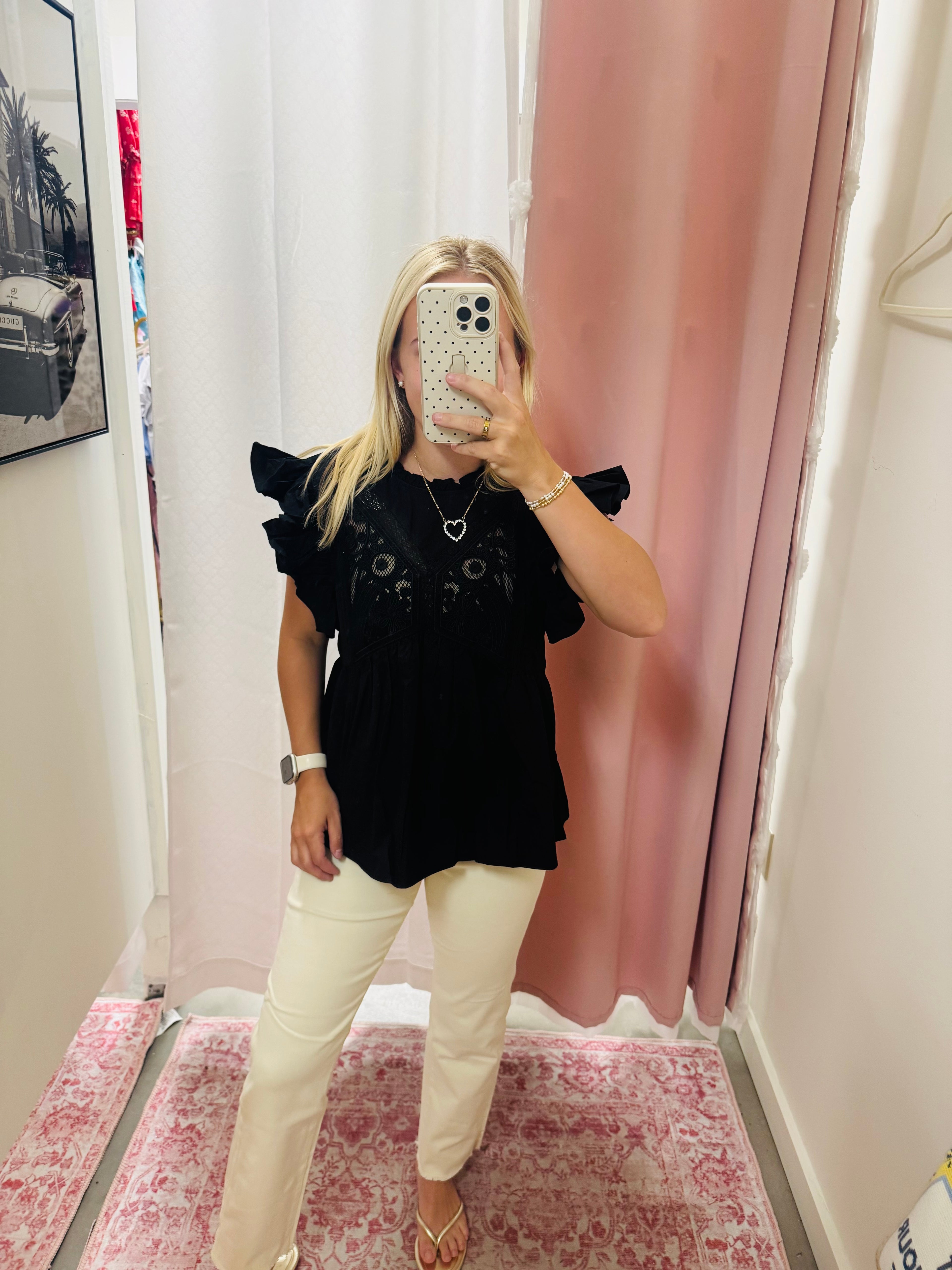 Black Lace Top