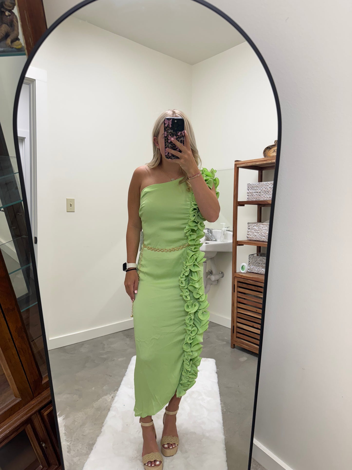 Side Ruffle Dress