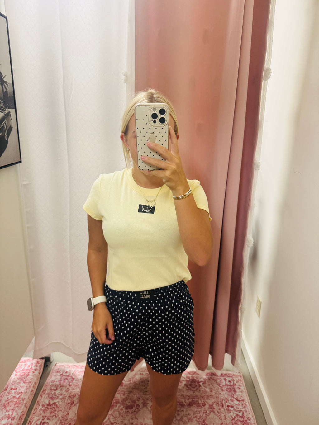 Lulu Mac Baby Yellow Tee