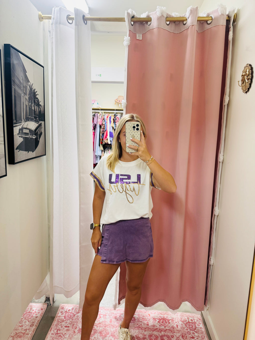 Dark Purple Skort