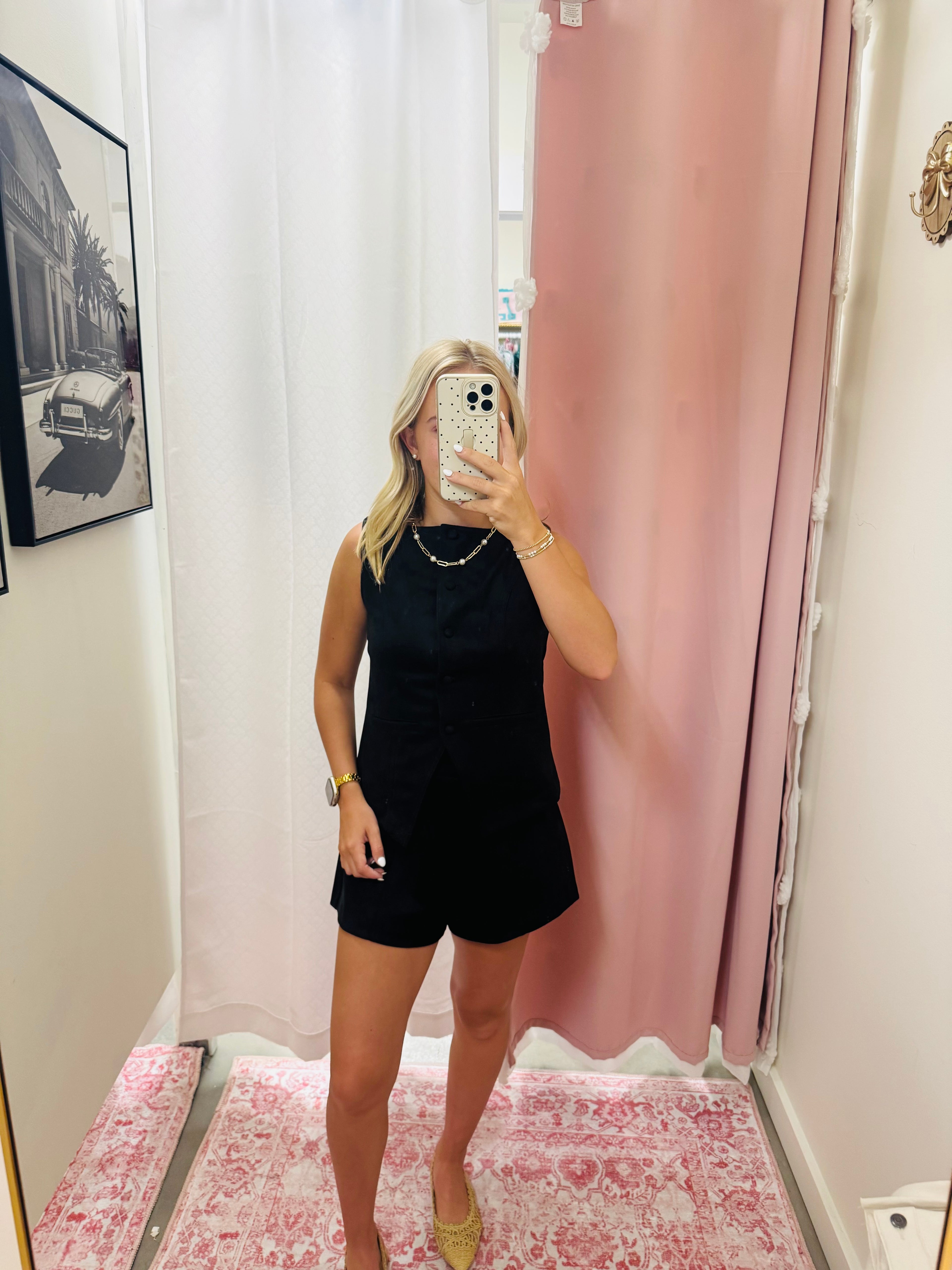 Black Suede Set