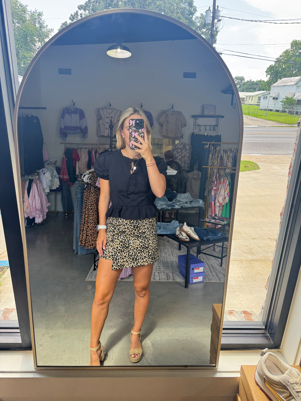 Printed Skort