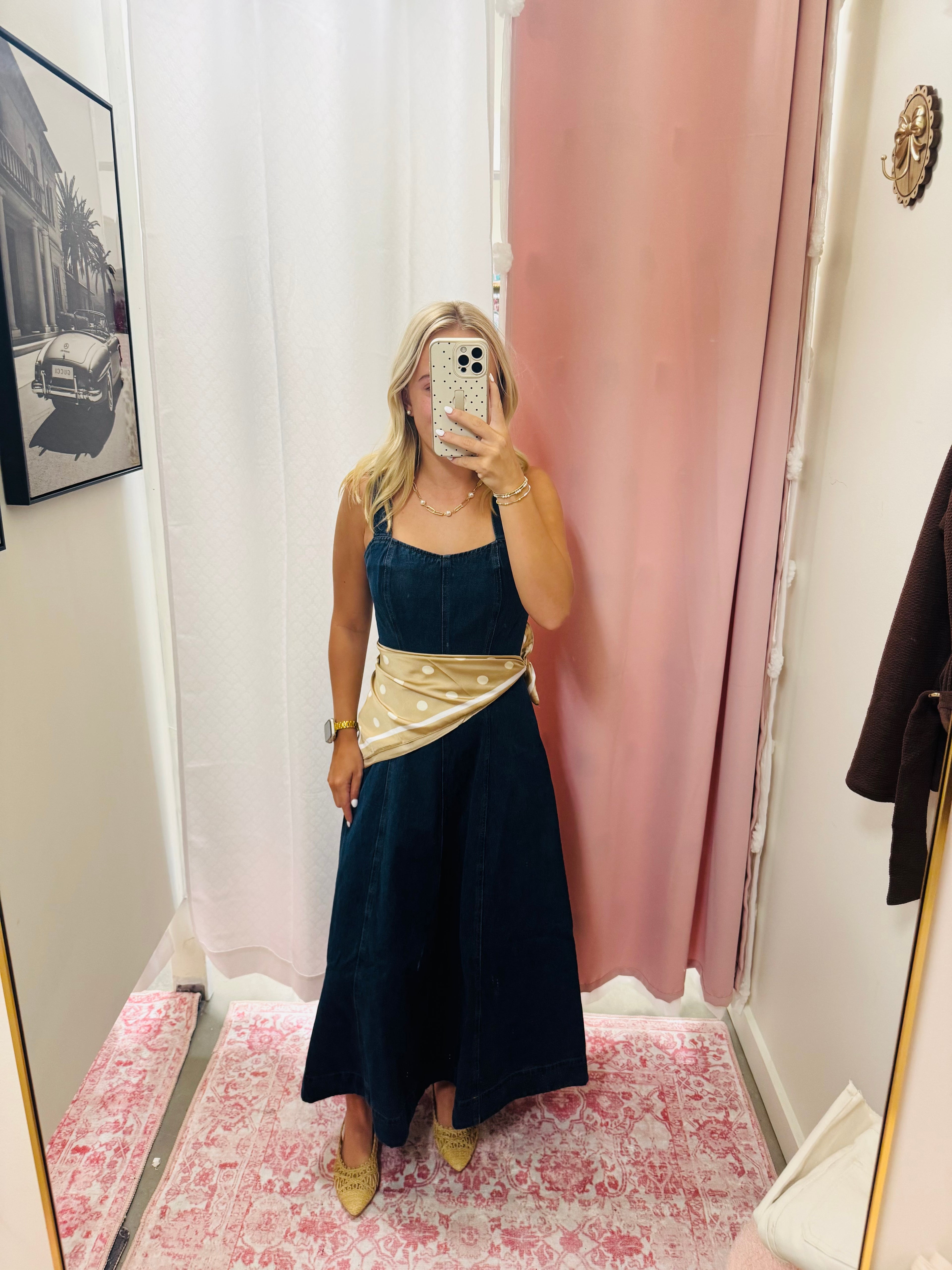 Simple in Denim Dress