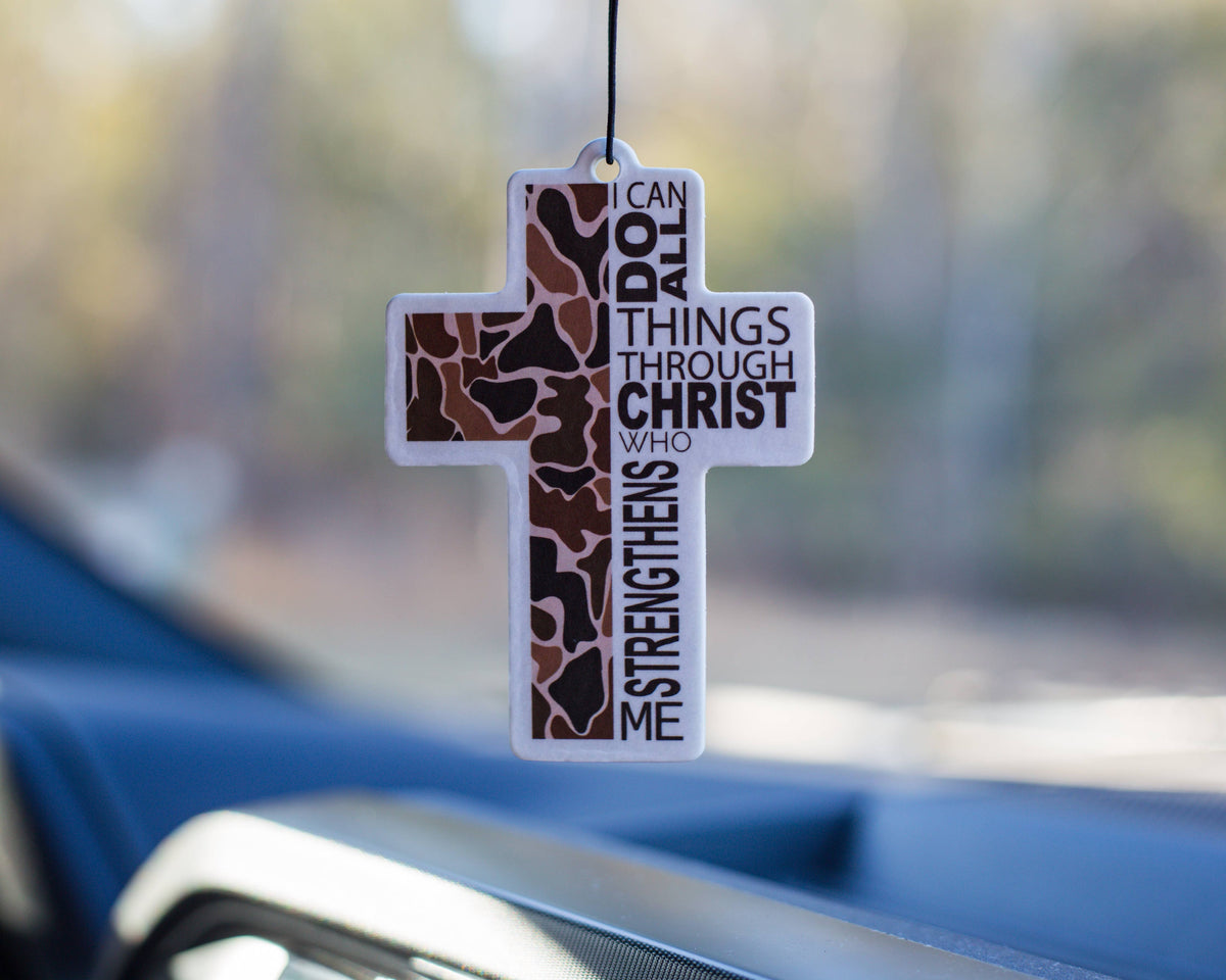 Camo Cross - Air freshener- New Car Scent