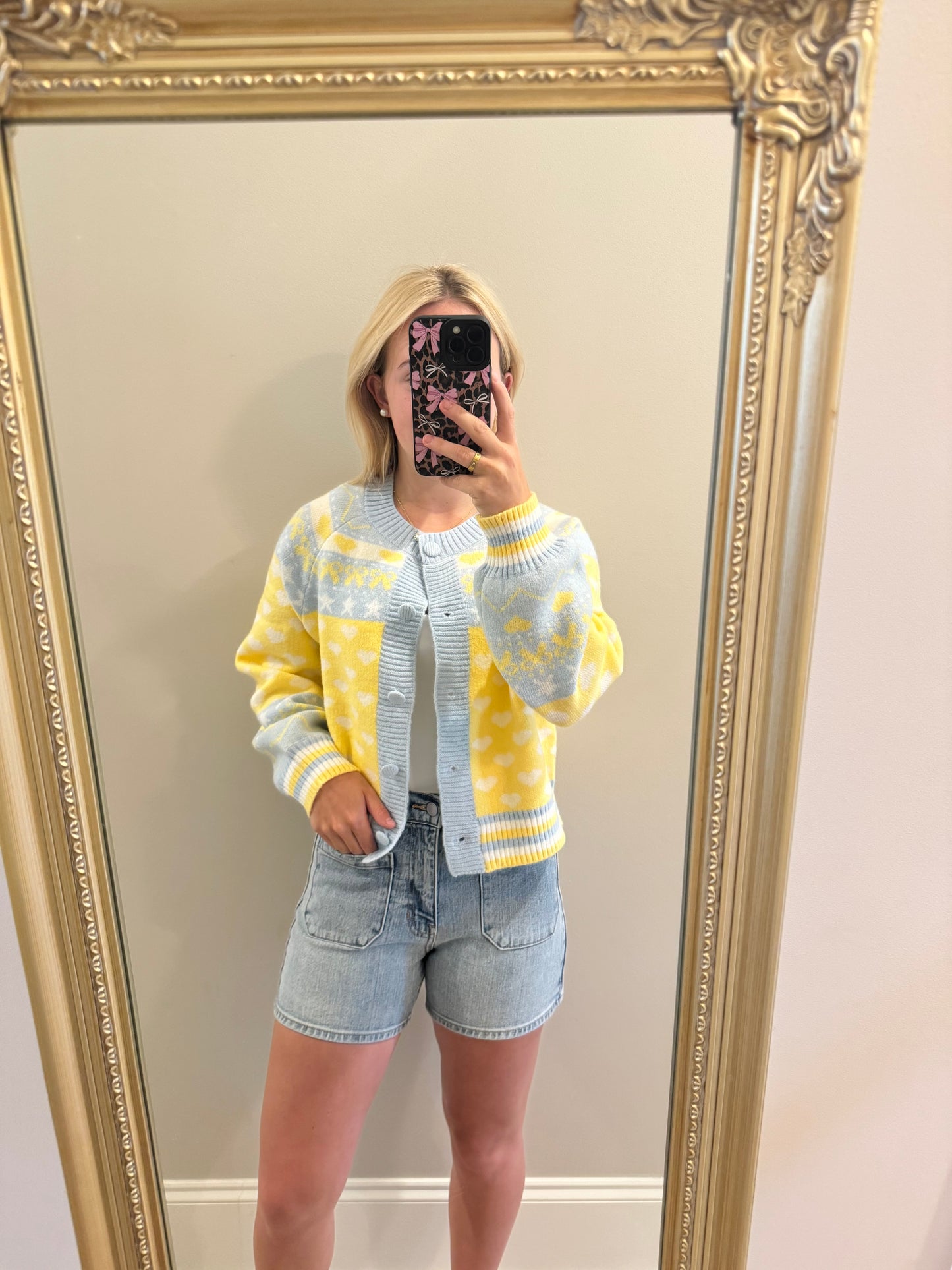 Patterned Cardigan