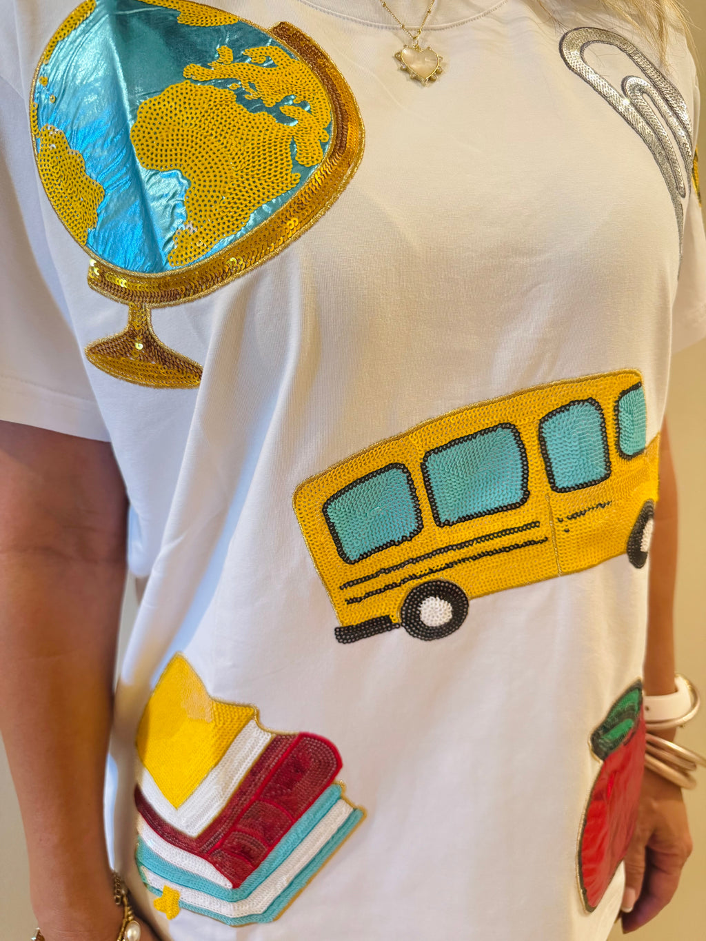 Back To School Sequins Top