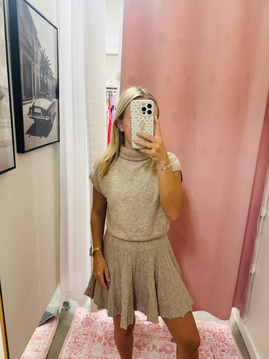Taupe Sweater Set