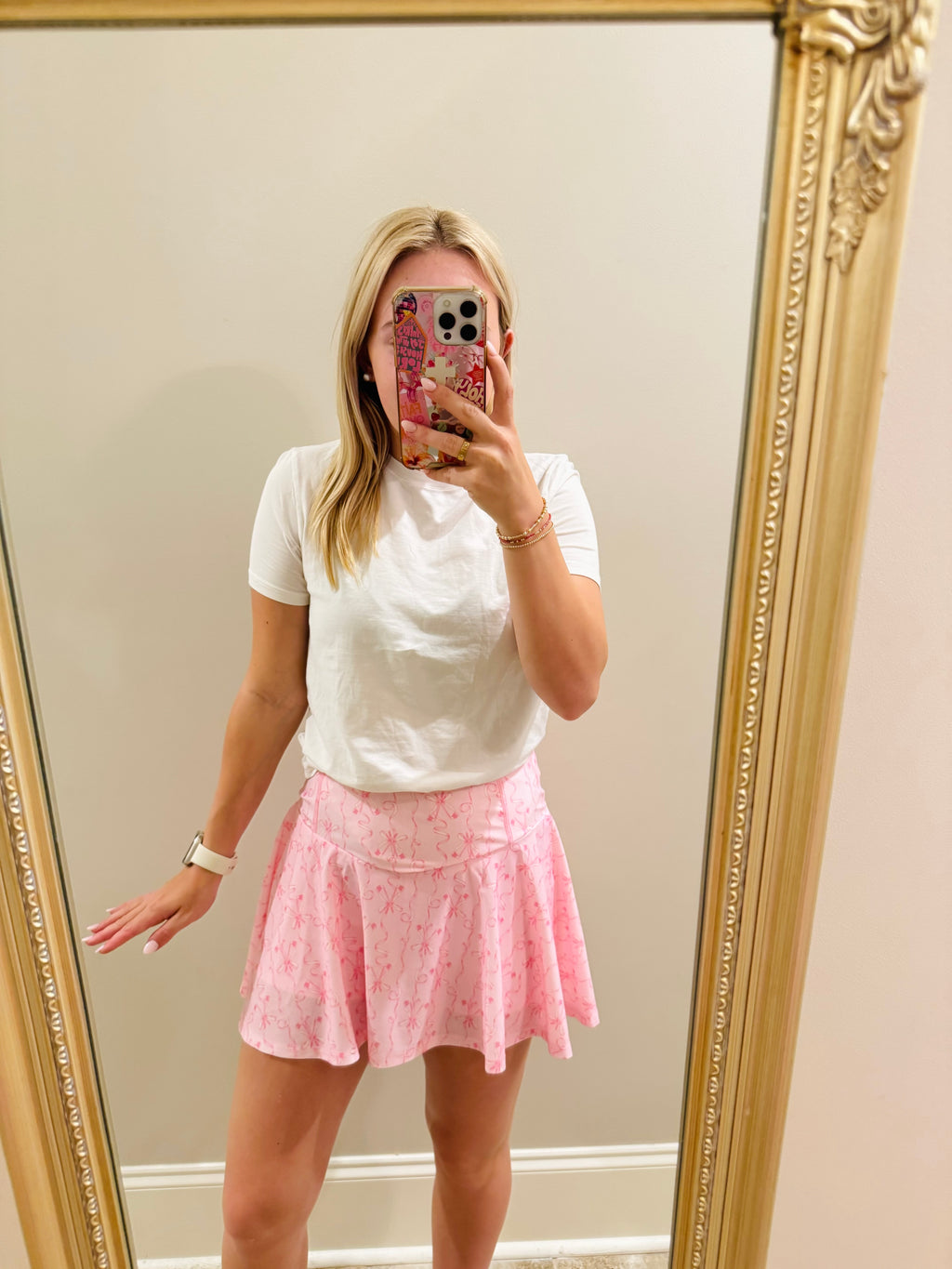 Pink Golf Skirt