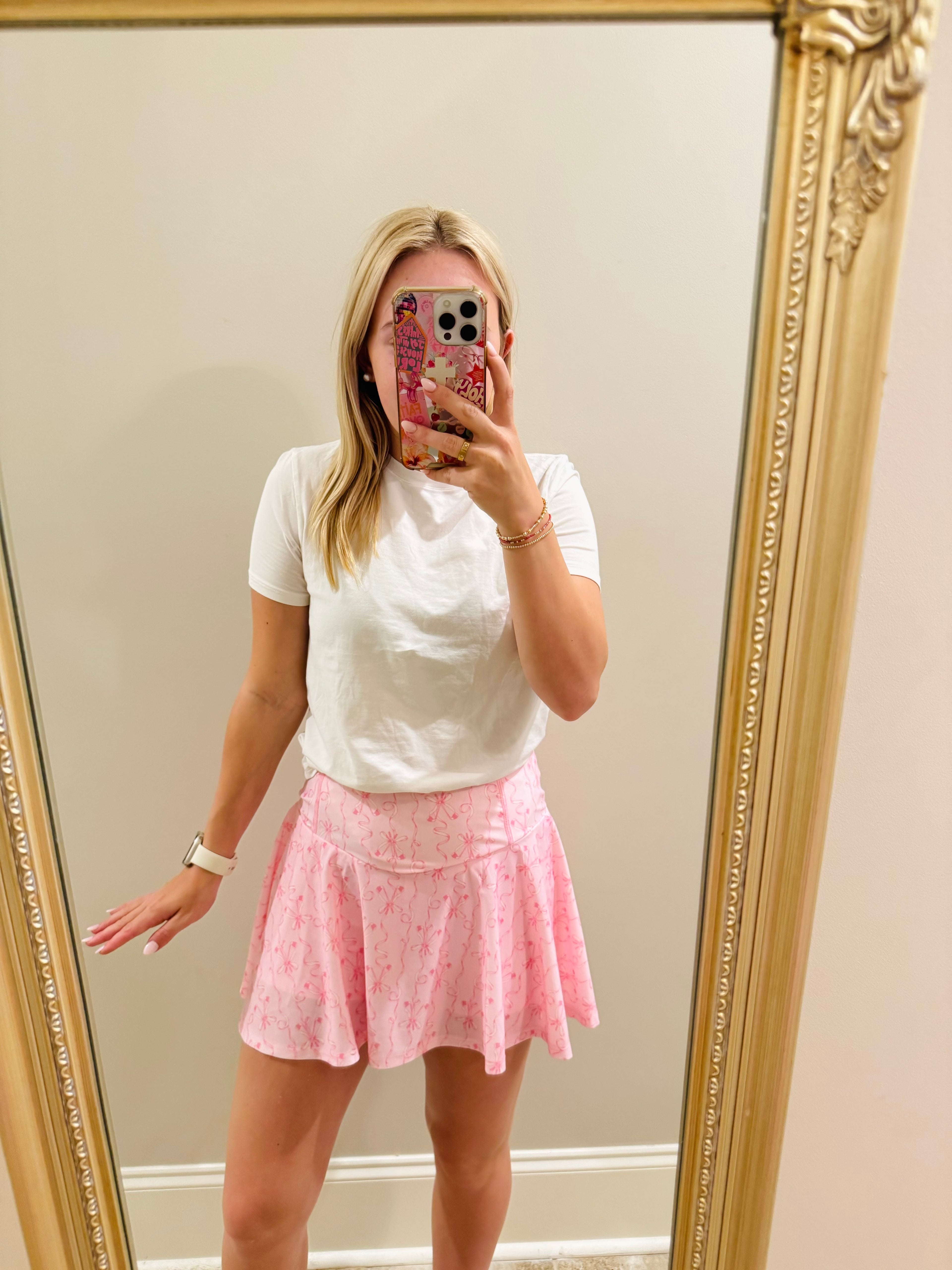 Pink Golf Skirt