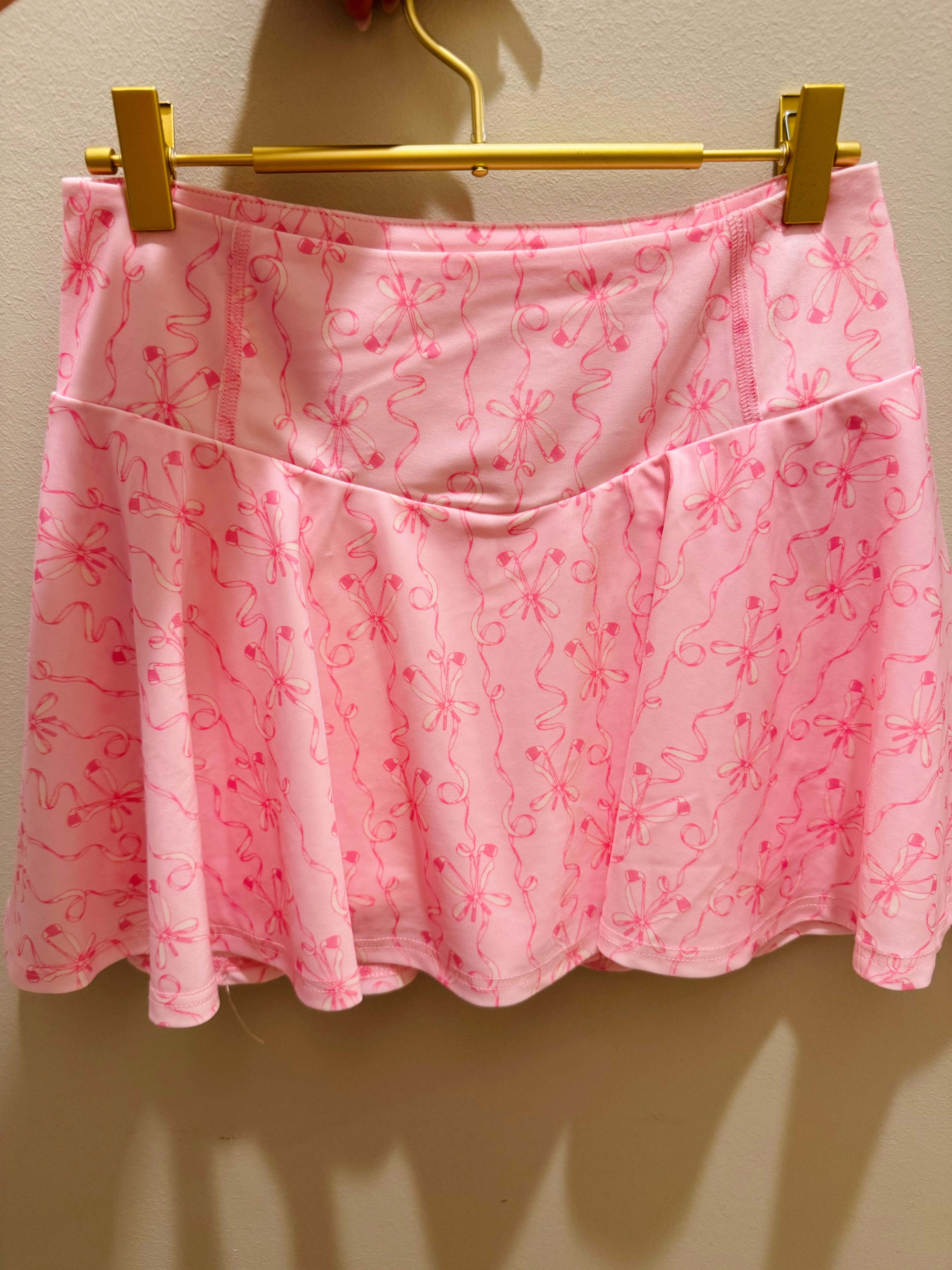 Pink Golf Skirt