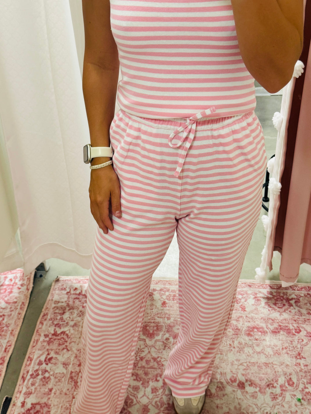 Lulu Mac Pink Stripe Pants