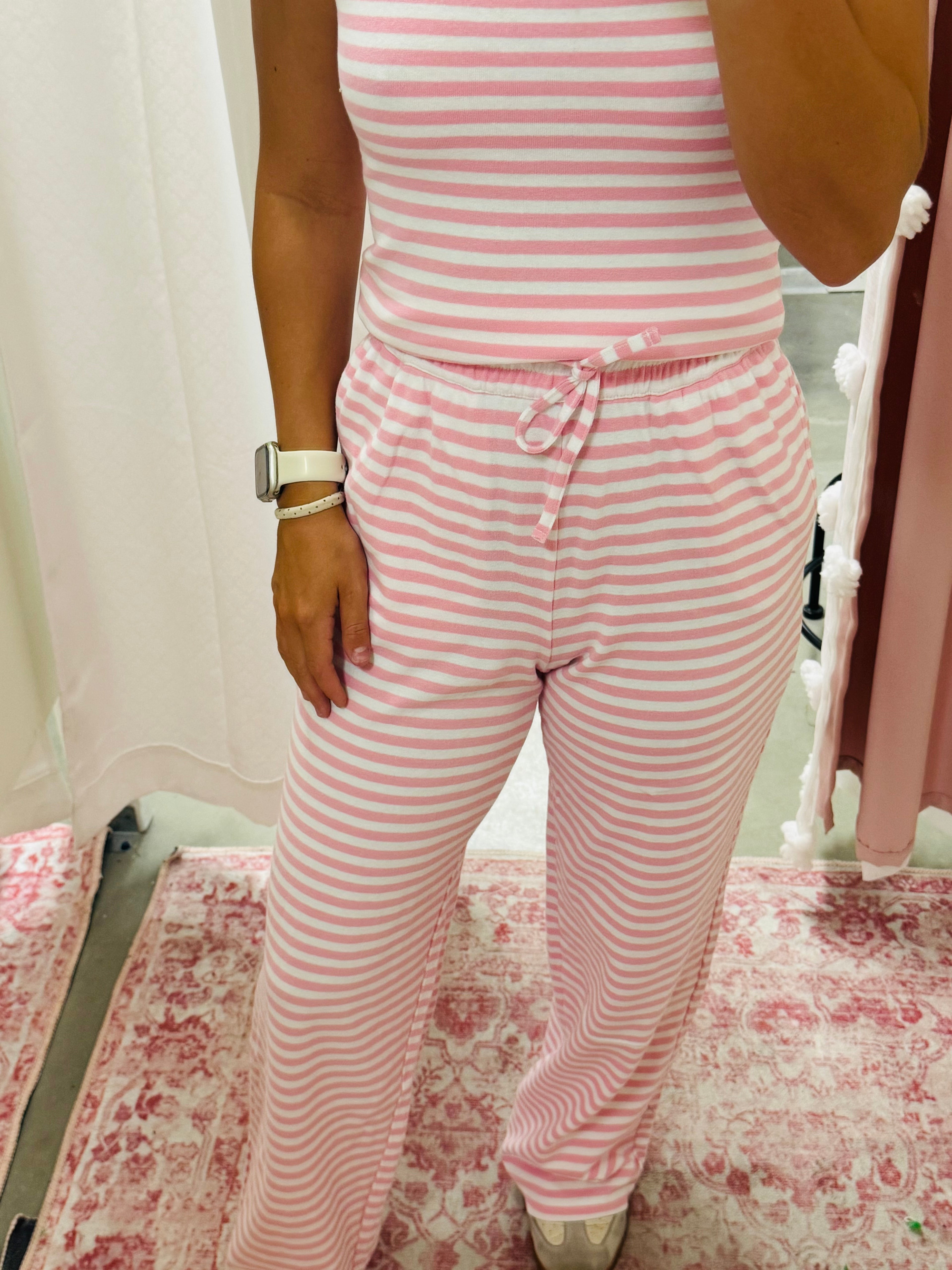 Lulu Mac Pink Stripe Pants