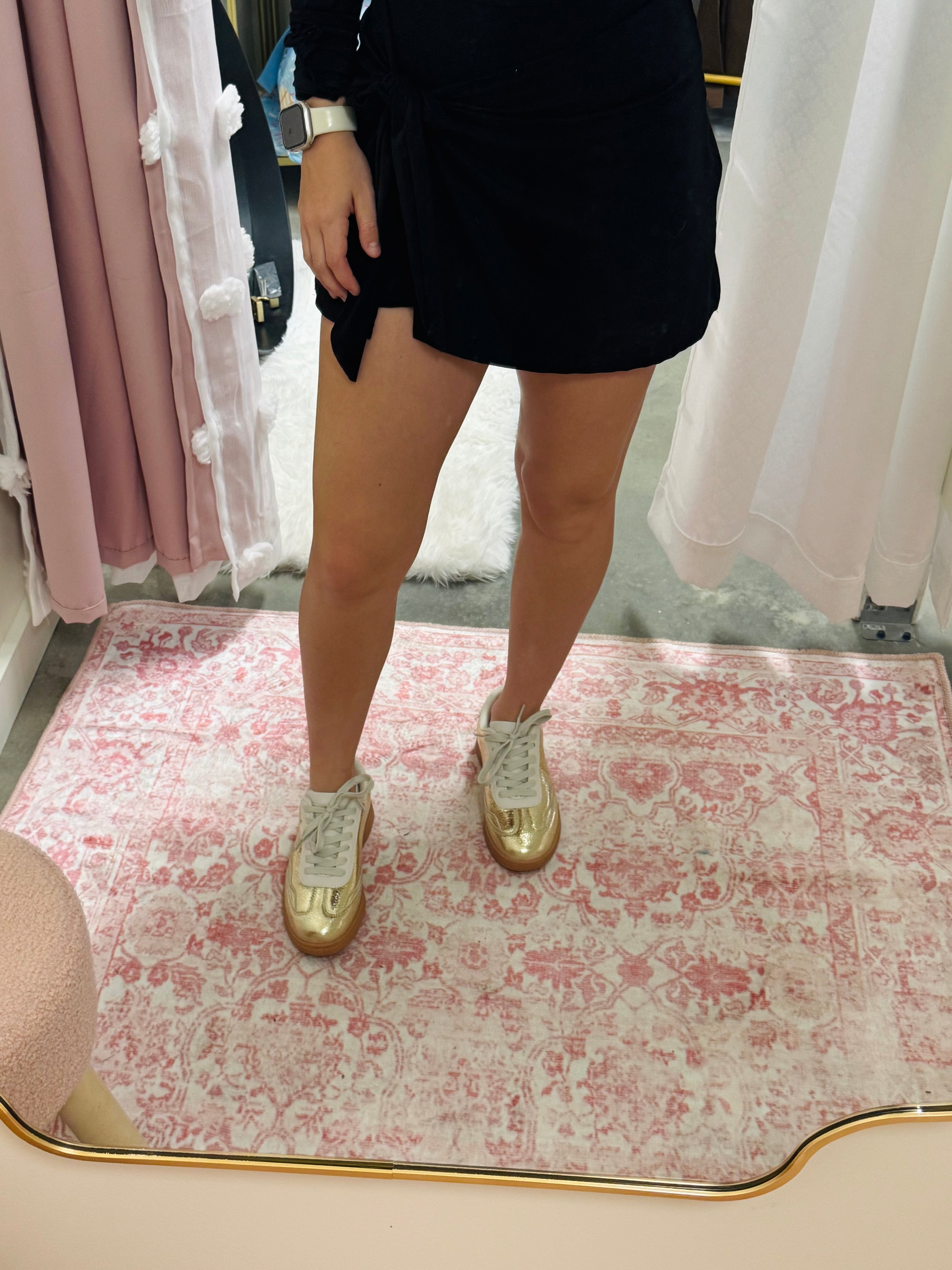 Gold Full Back Sneaker