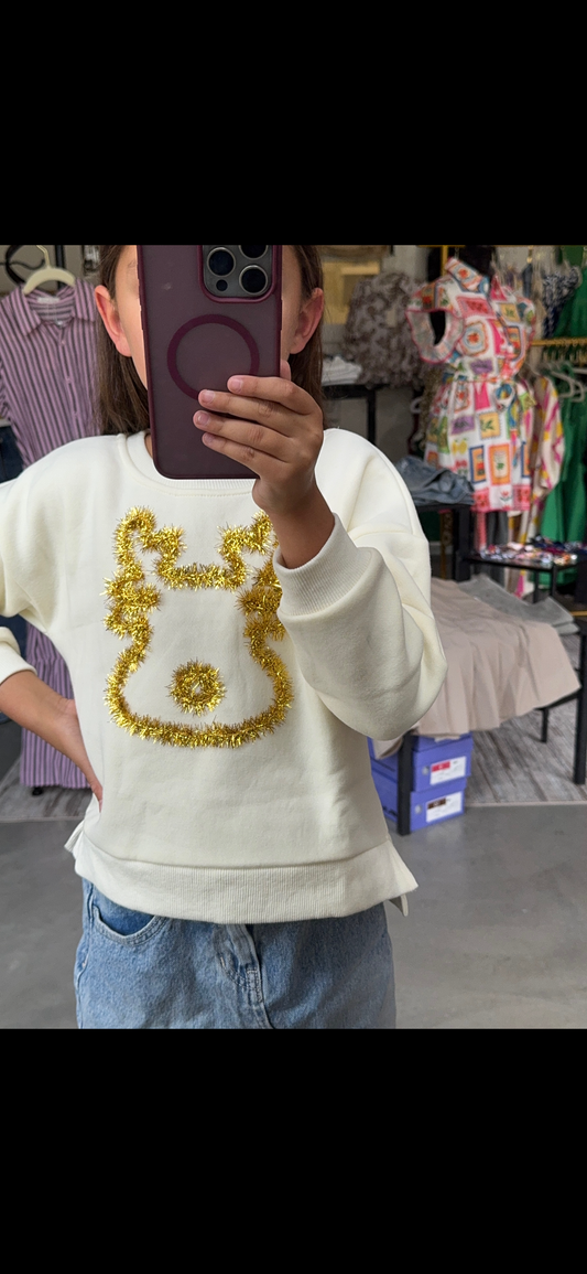 Kids Reindeer Pullover