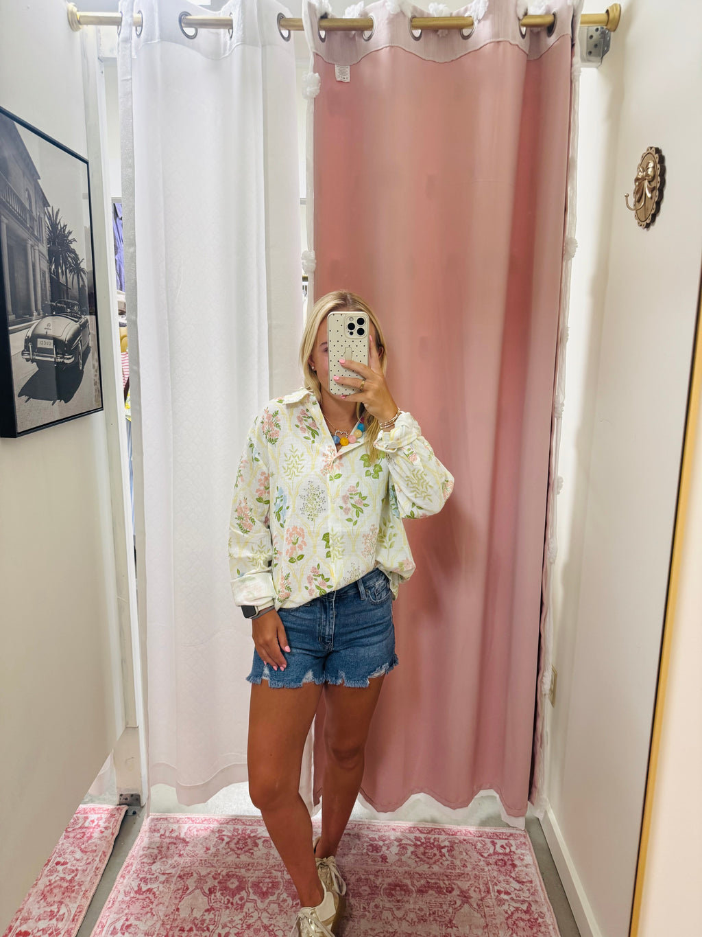 Pastel Garden Cotton Long Sleeve