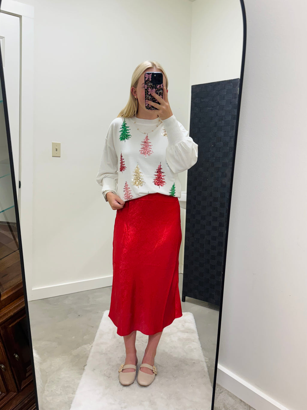 Multi Color Christmas Tree Sweater