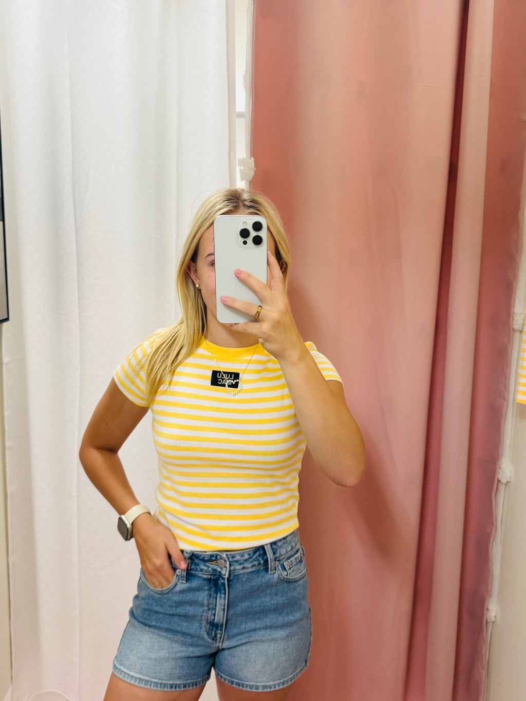 Golden Yellow Baby Tee