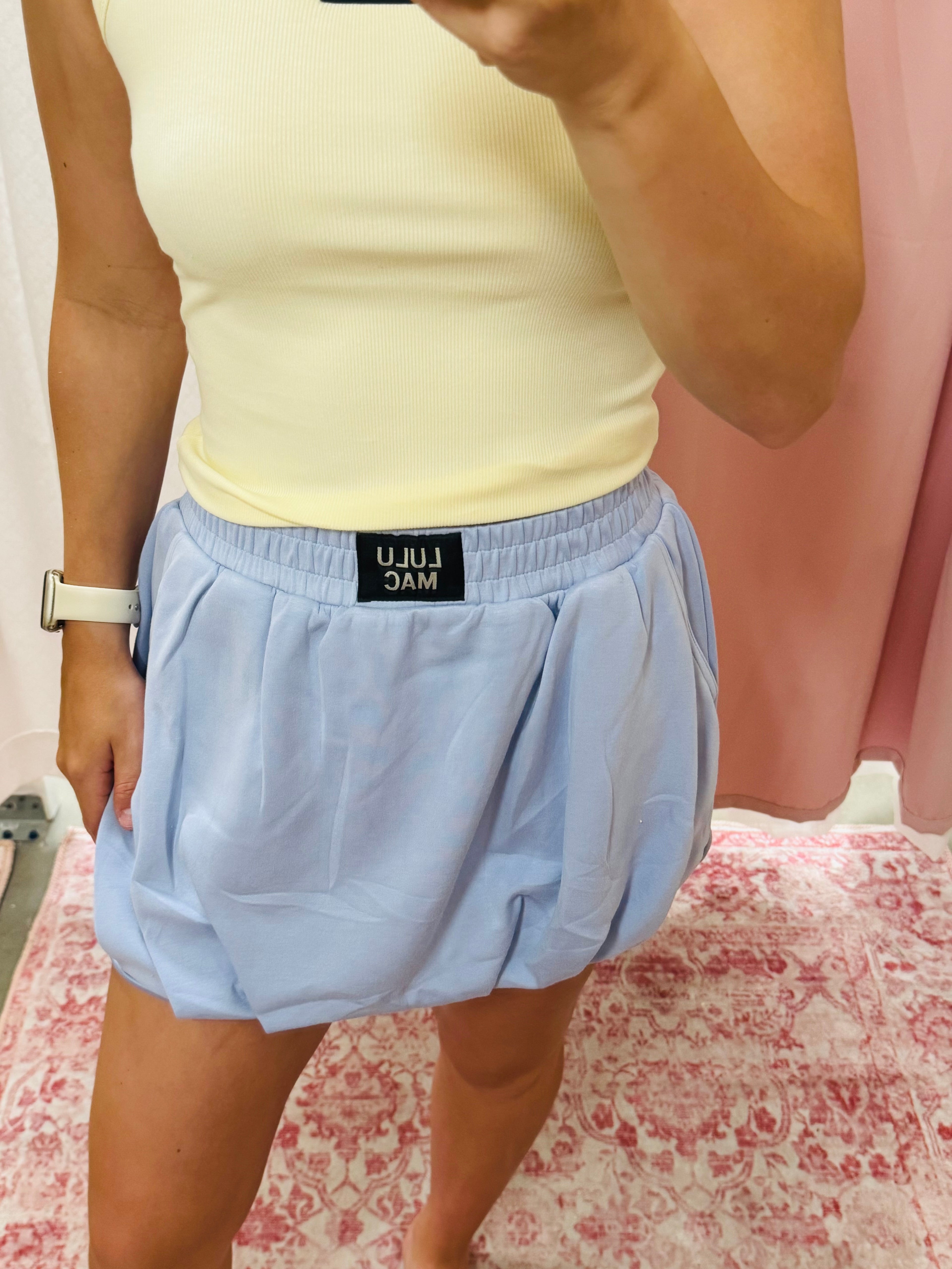 Baby Blue Bubble Skirt