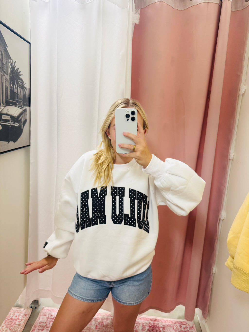Black and White Sweatshirt