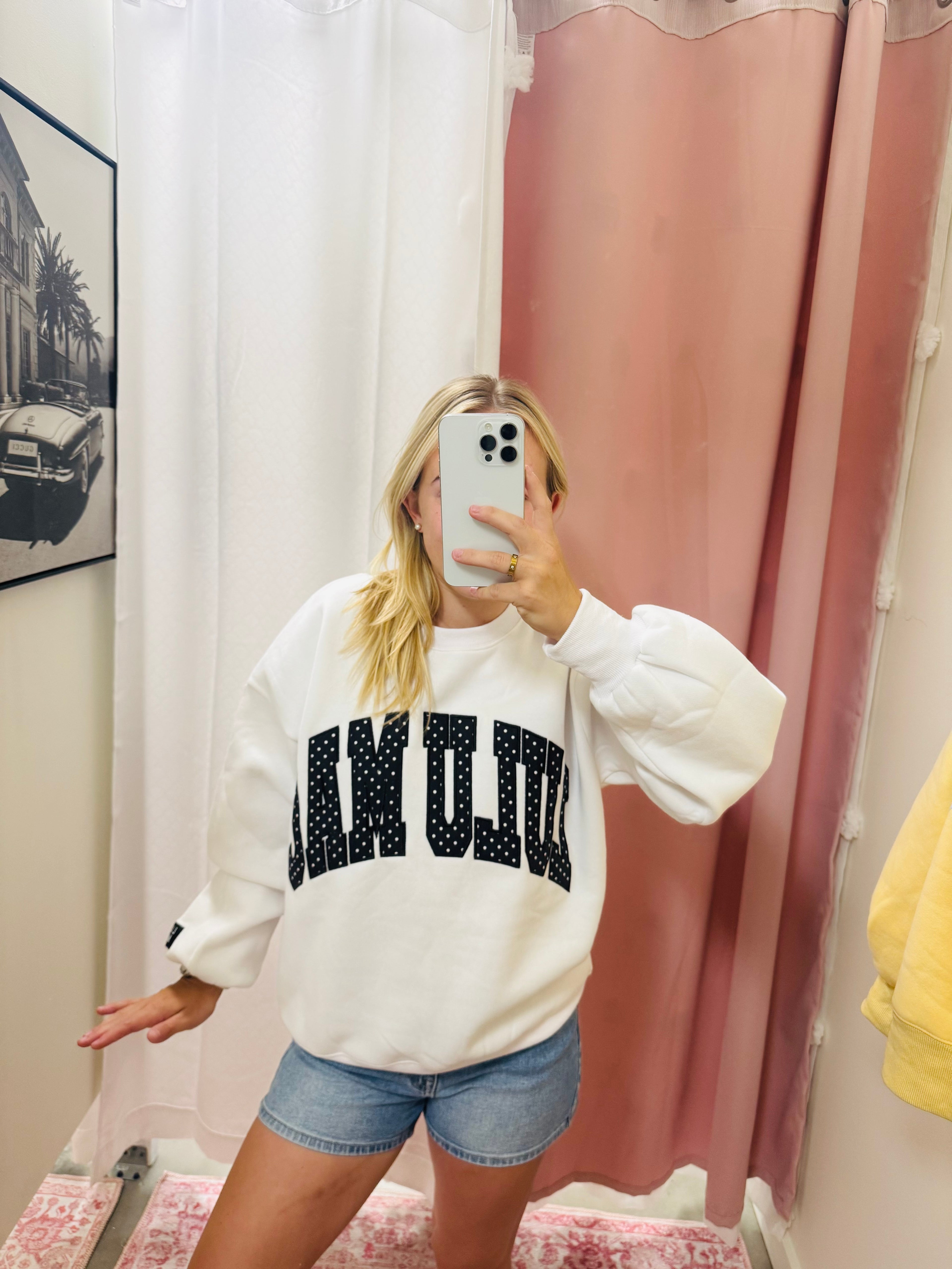 Black and White Sweatshirt