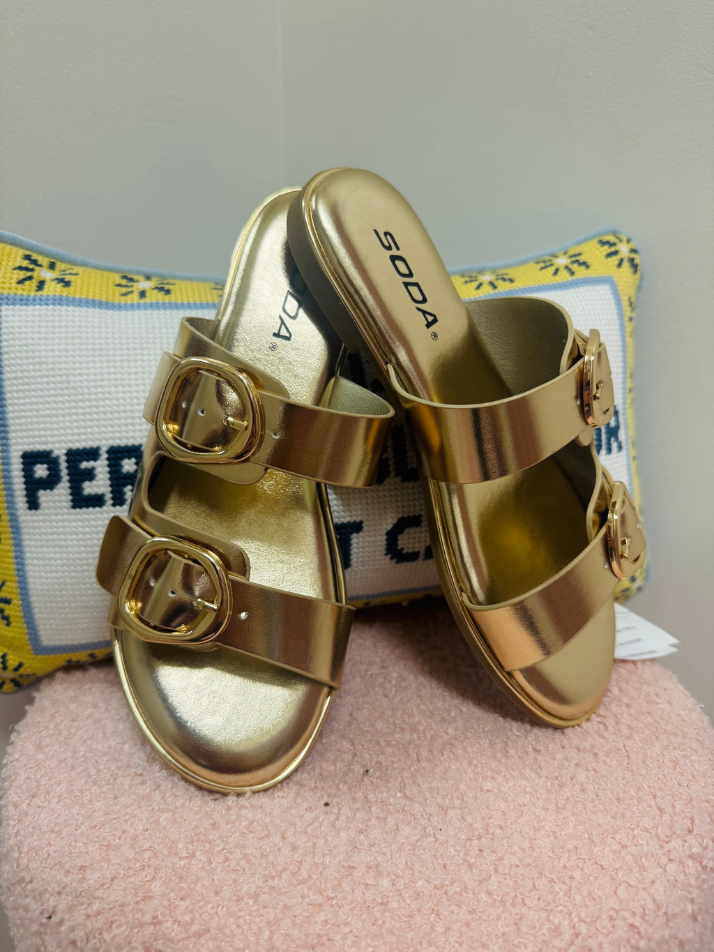 Double Buckle Slip On