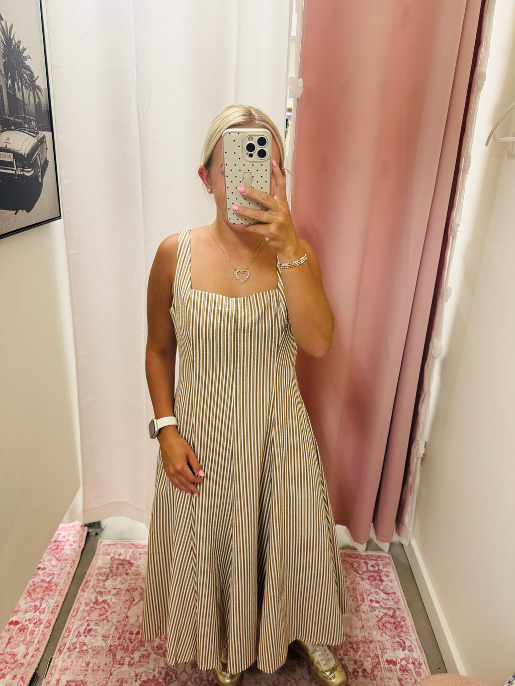 Fit and Flare Midi Dress