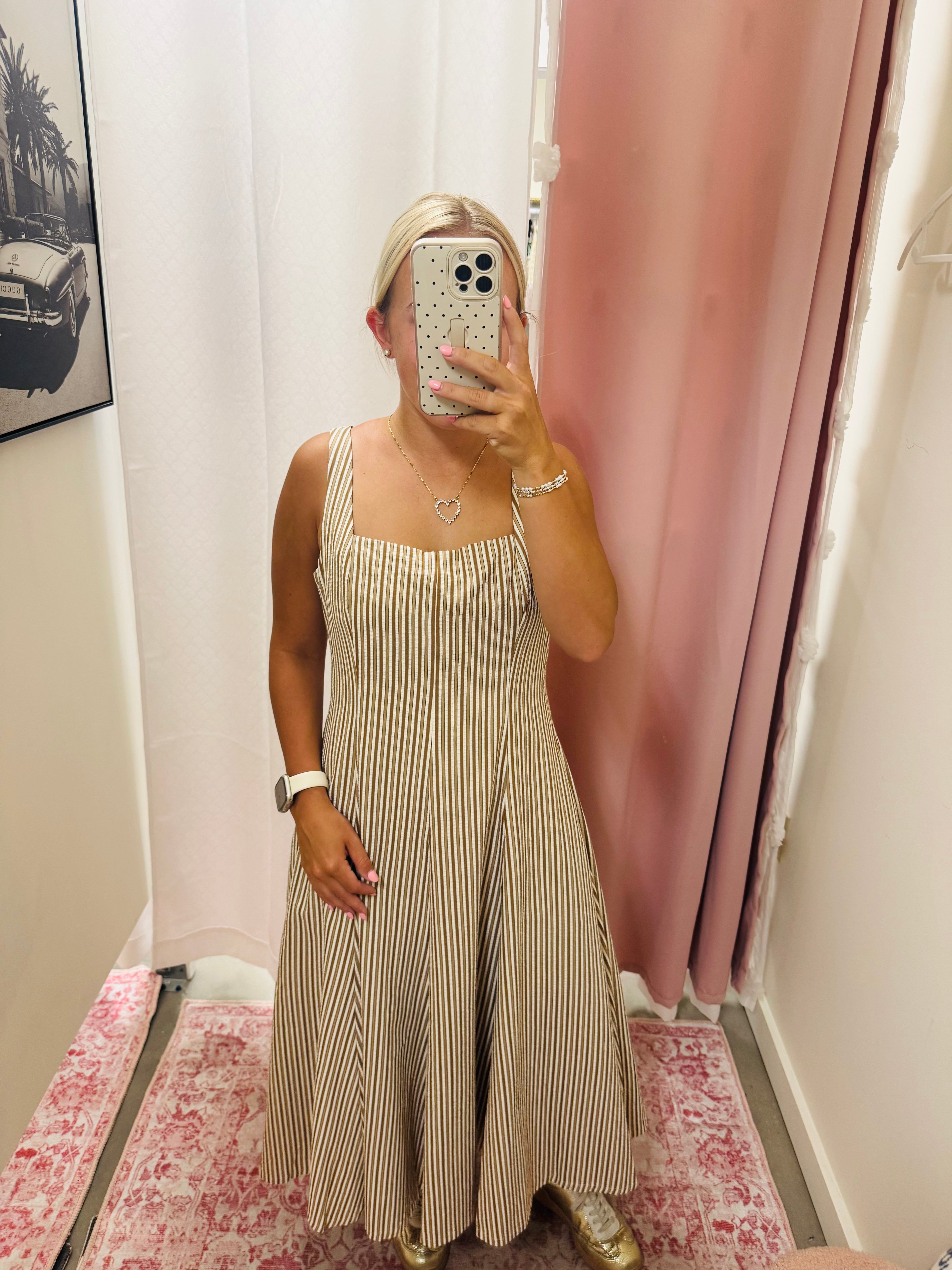 Fit and Flare Midi Dress