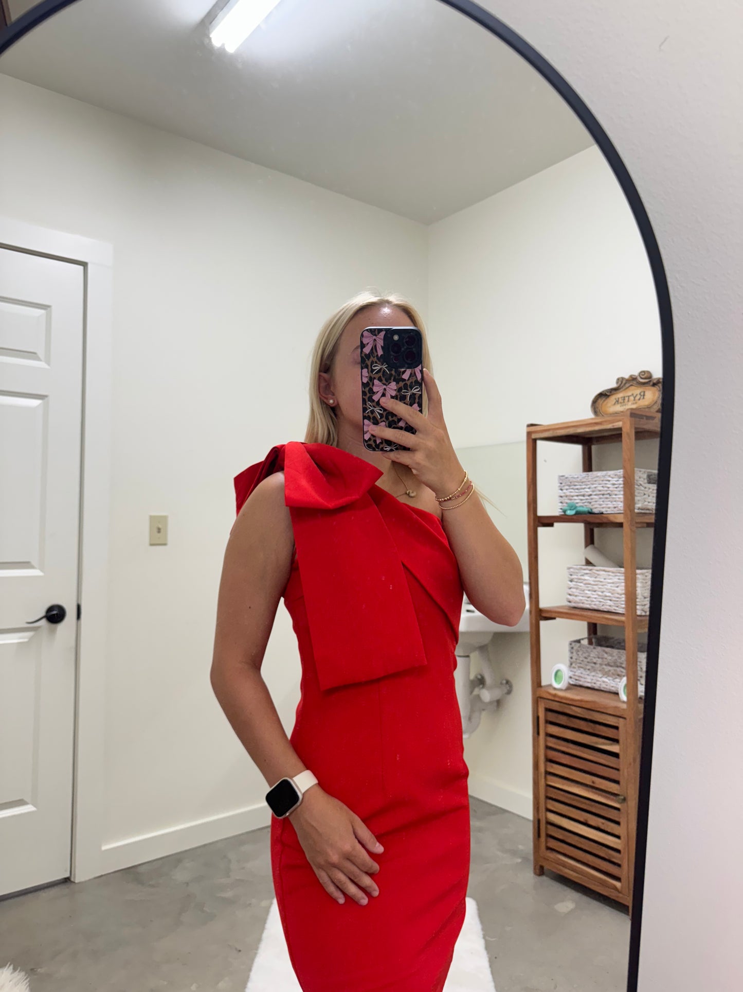 Eyes On You Red Dress