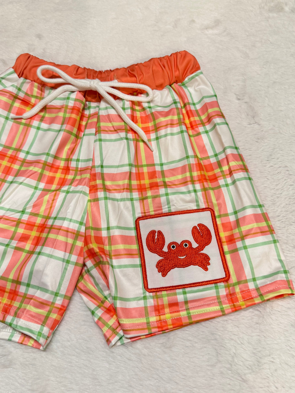 Orange Crab Swim Trunk