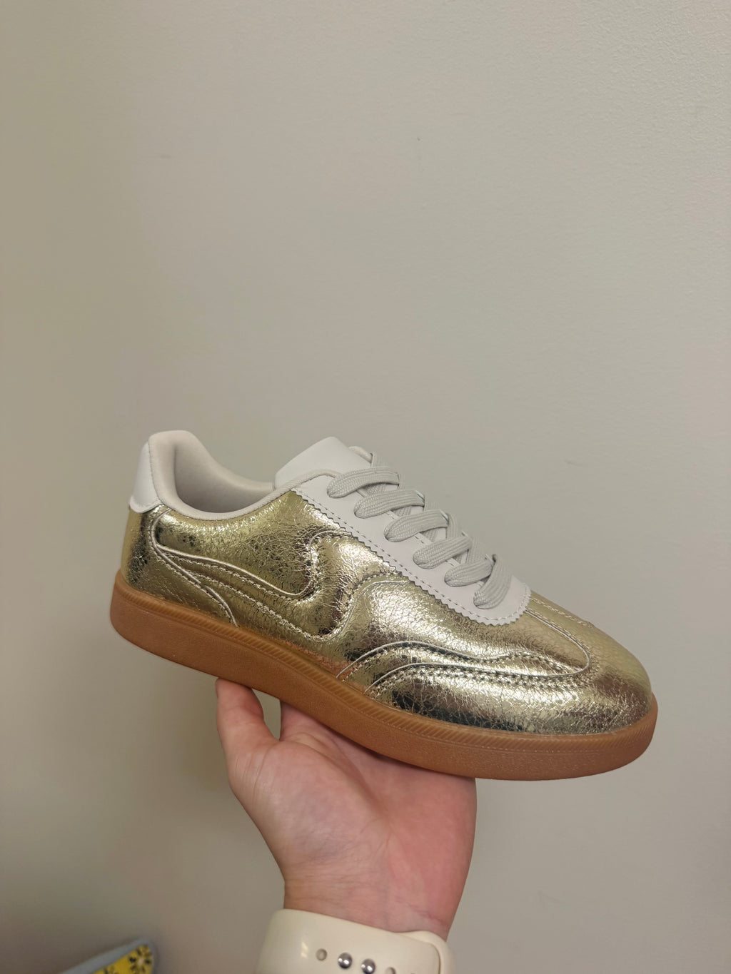 Gold Full Back Sneaker