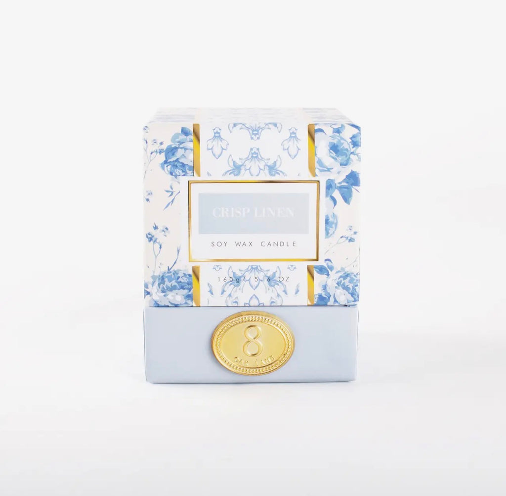Crisp Linen Soy Wax Candle