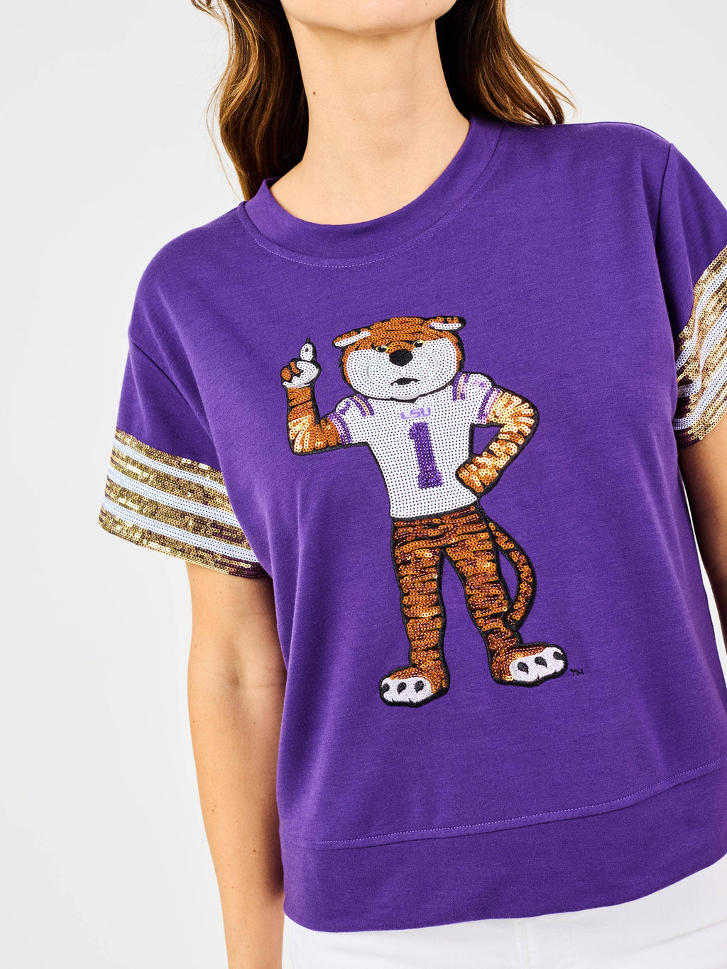 Purple Tiger Gameday Top