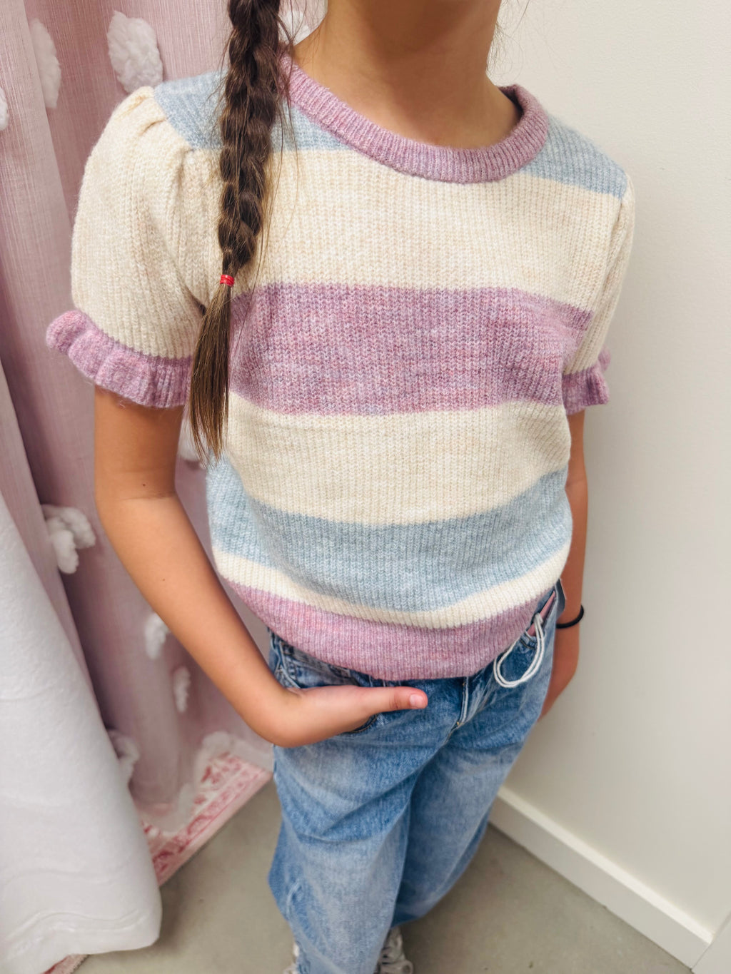 Tween Puff Sleeve Sweater