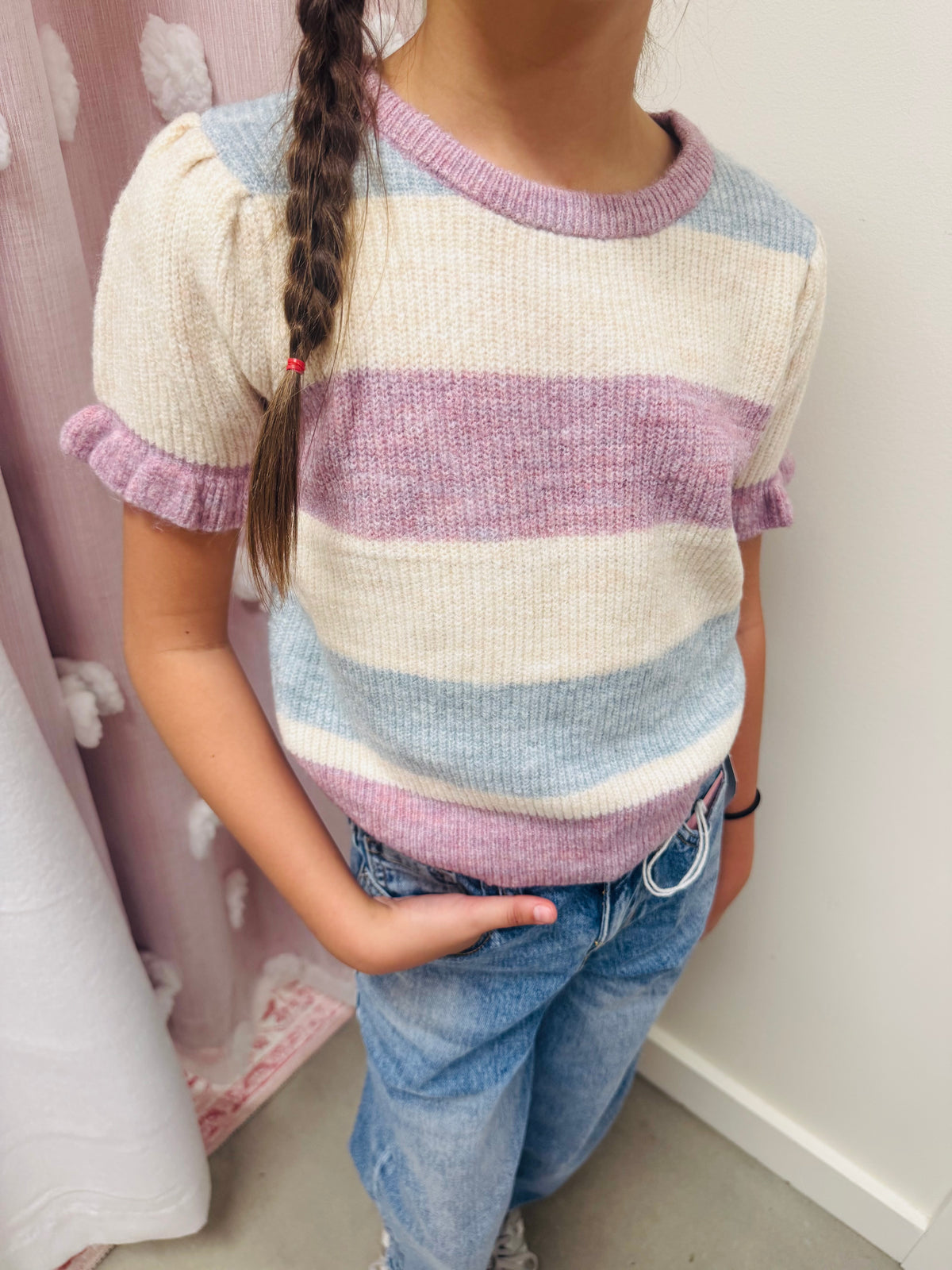Tween Puff Sleeve Sweater