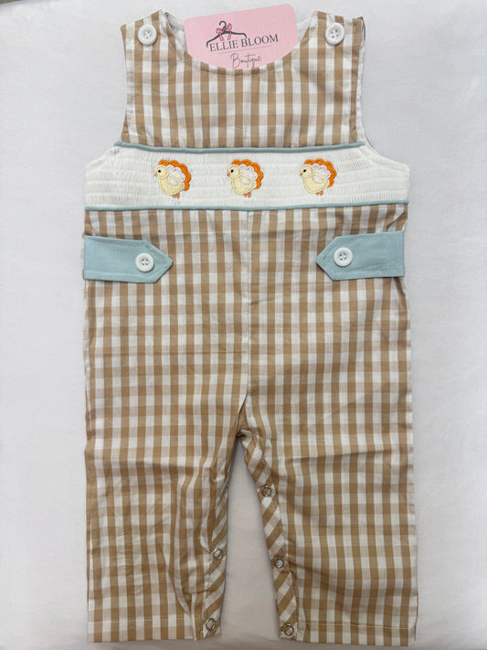 Beige Gingham Turkey JonJon