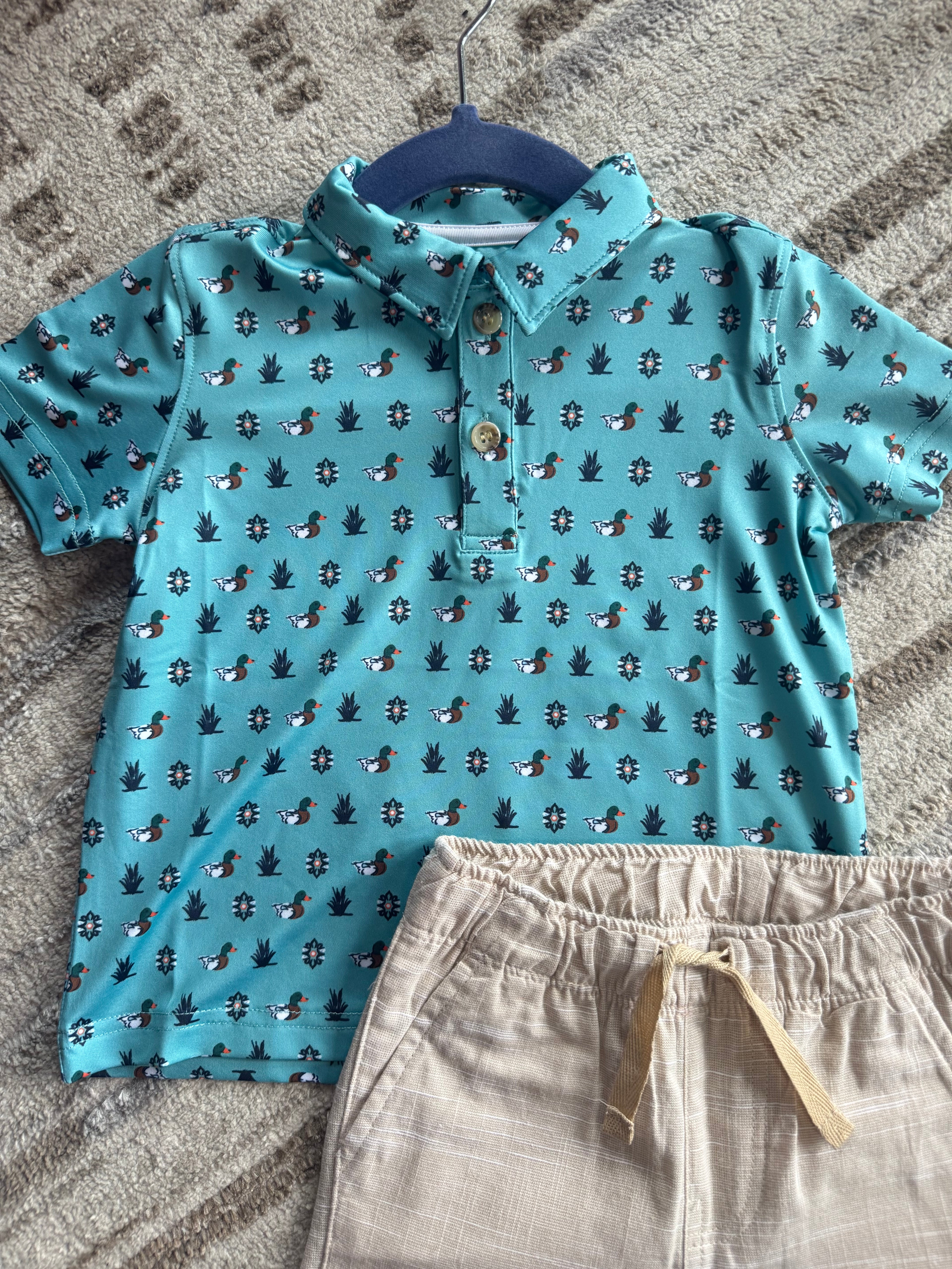 Boy Duck Performance Polo