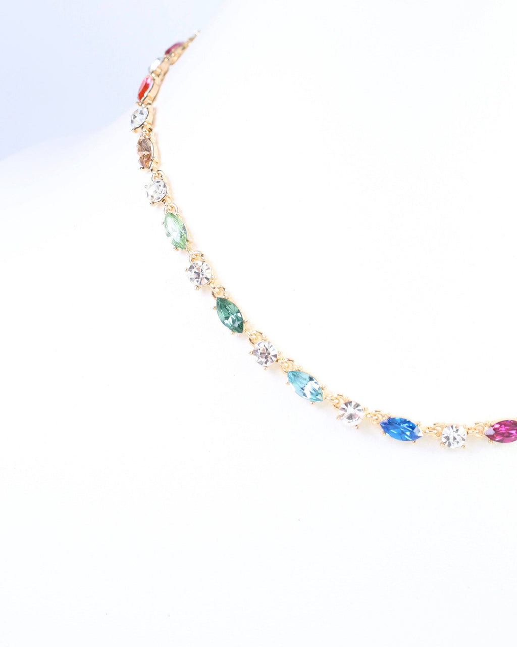 Crystal Necklace Multi
