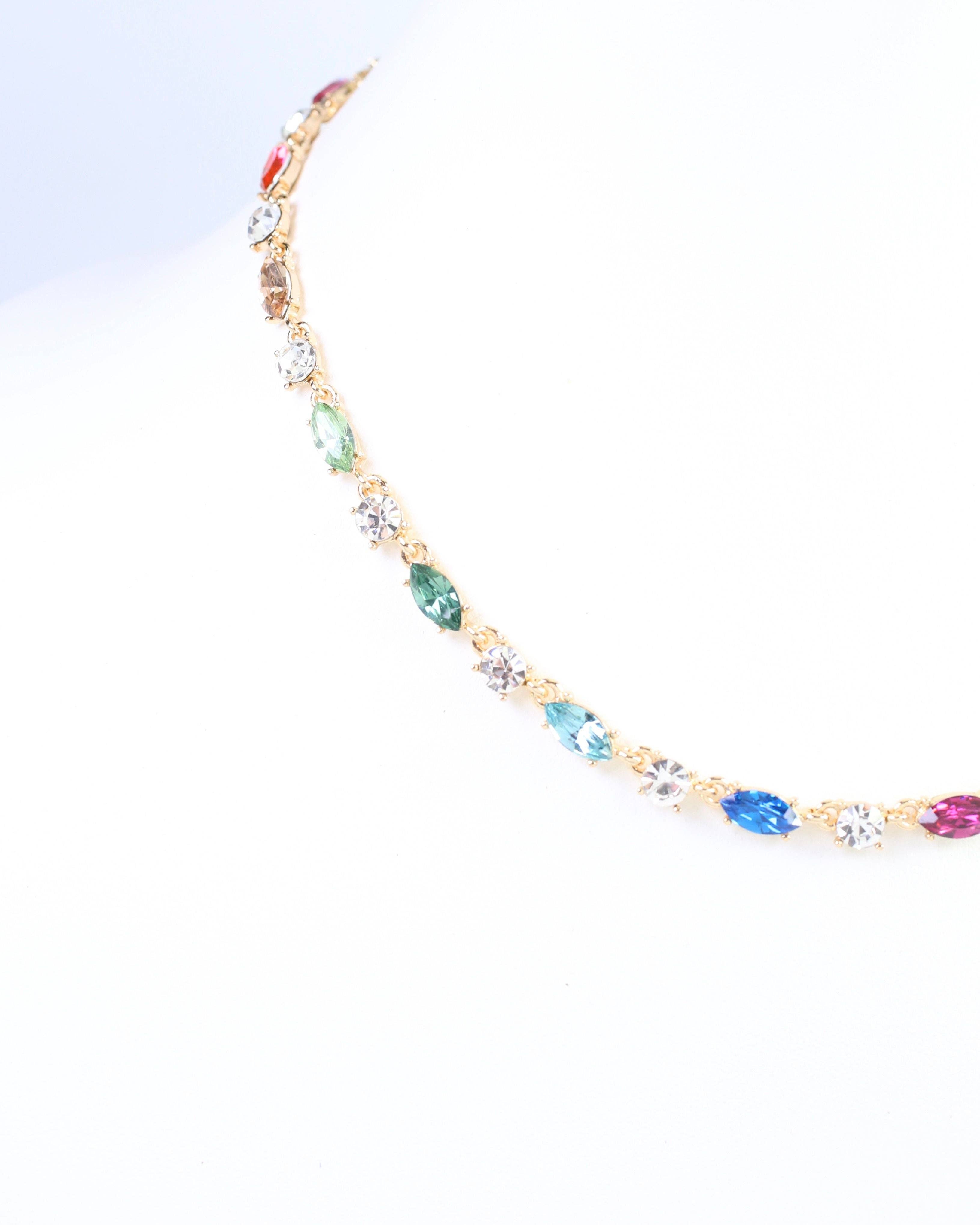 Crystal Necklace Multi