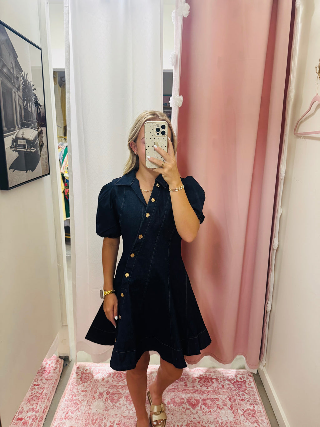 Dark Denim Mini Dress