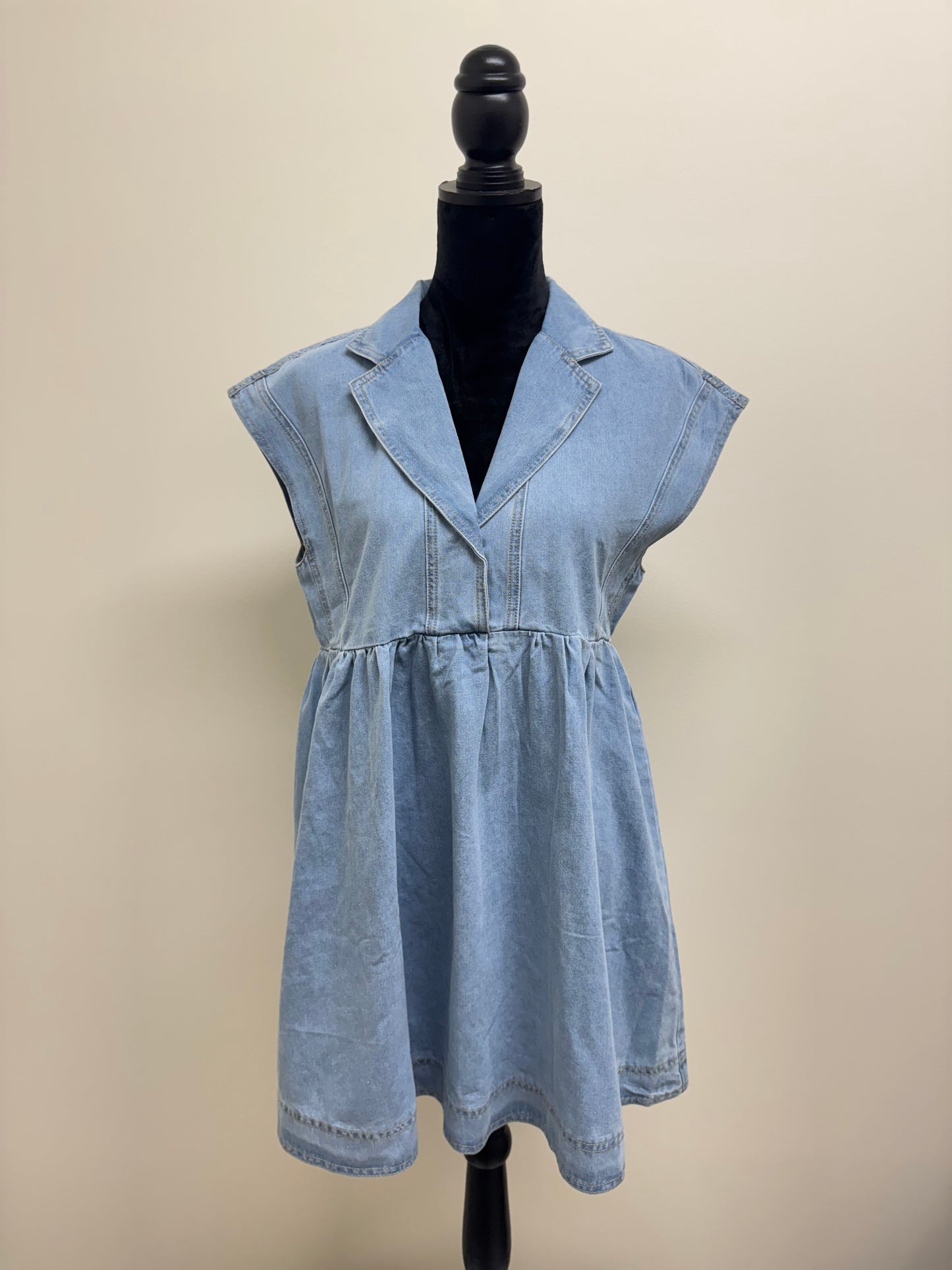 Babydoll Denim Dress