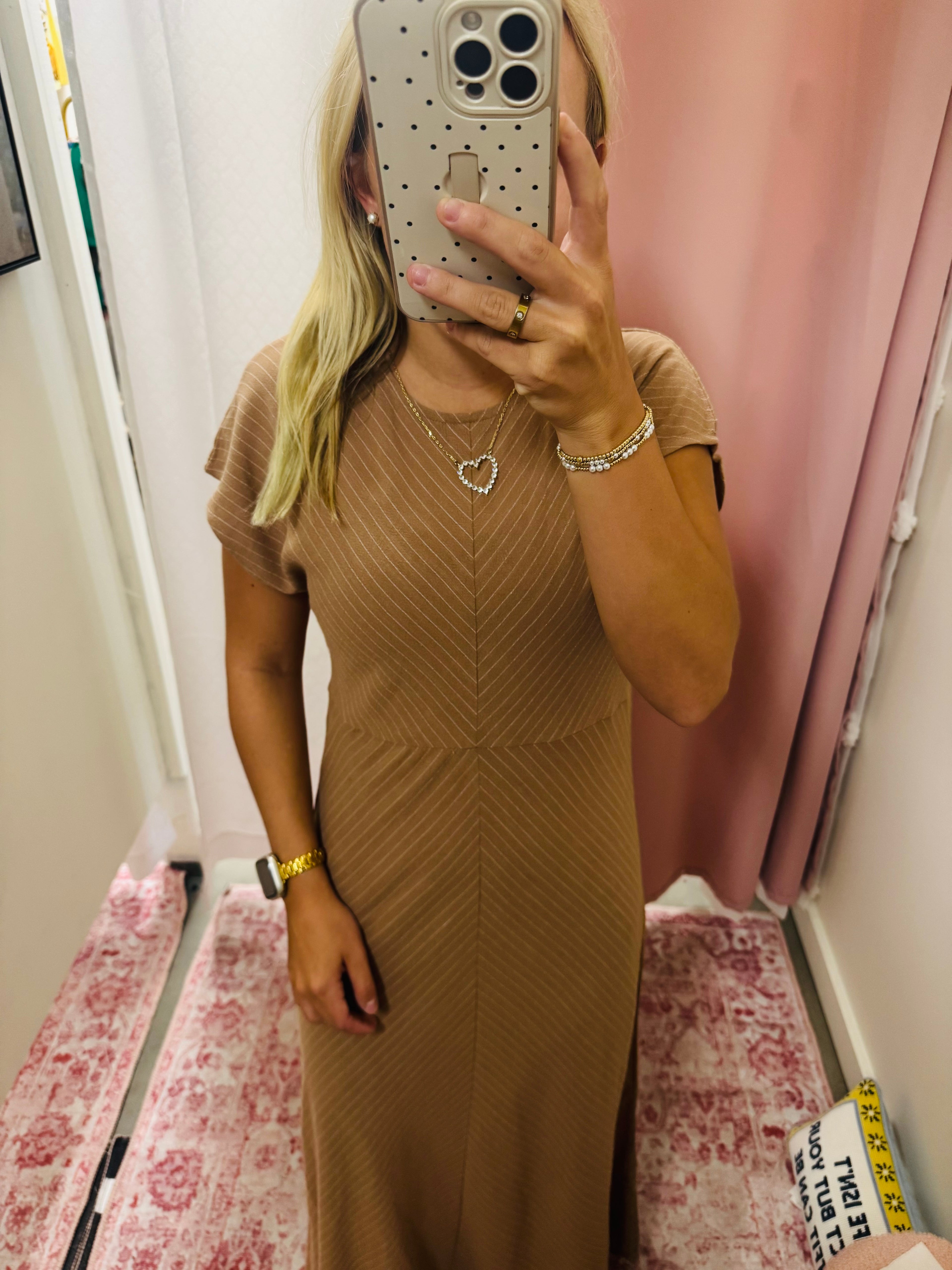 Rattan Linen Maxi Dress