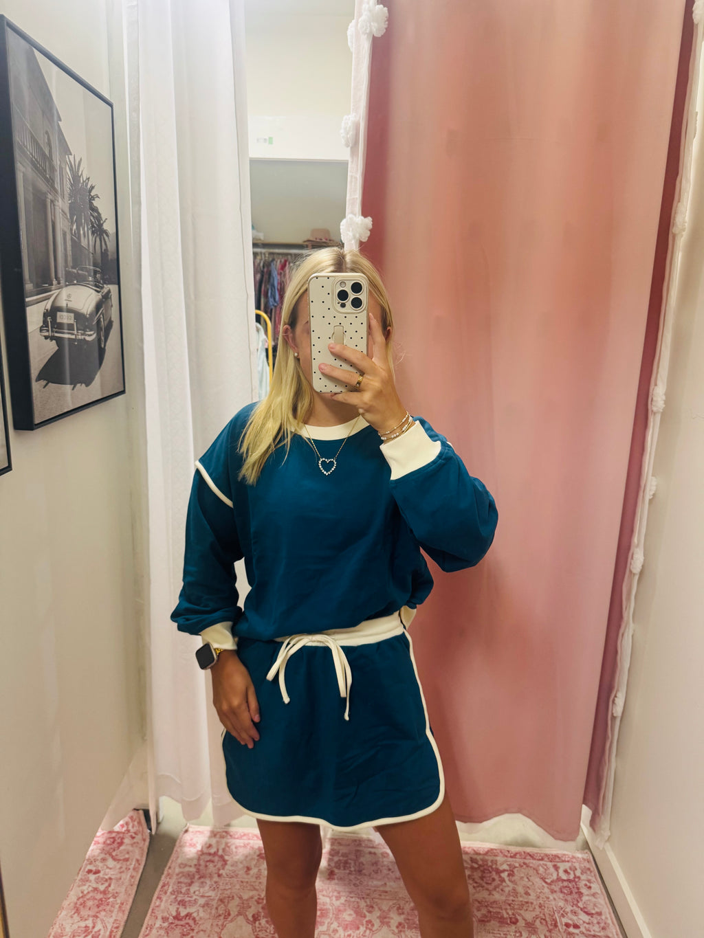 Blue Teal Lounge Set