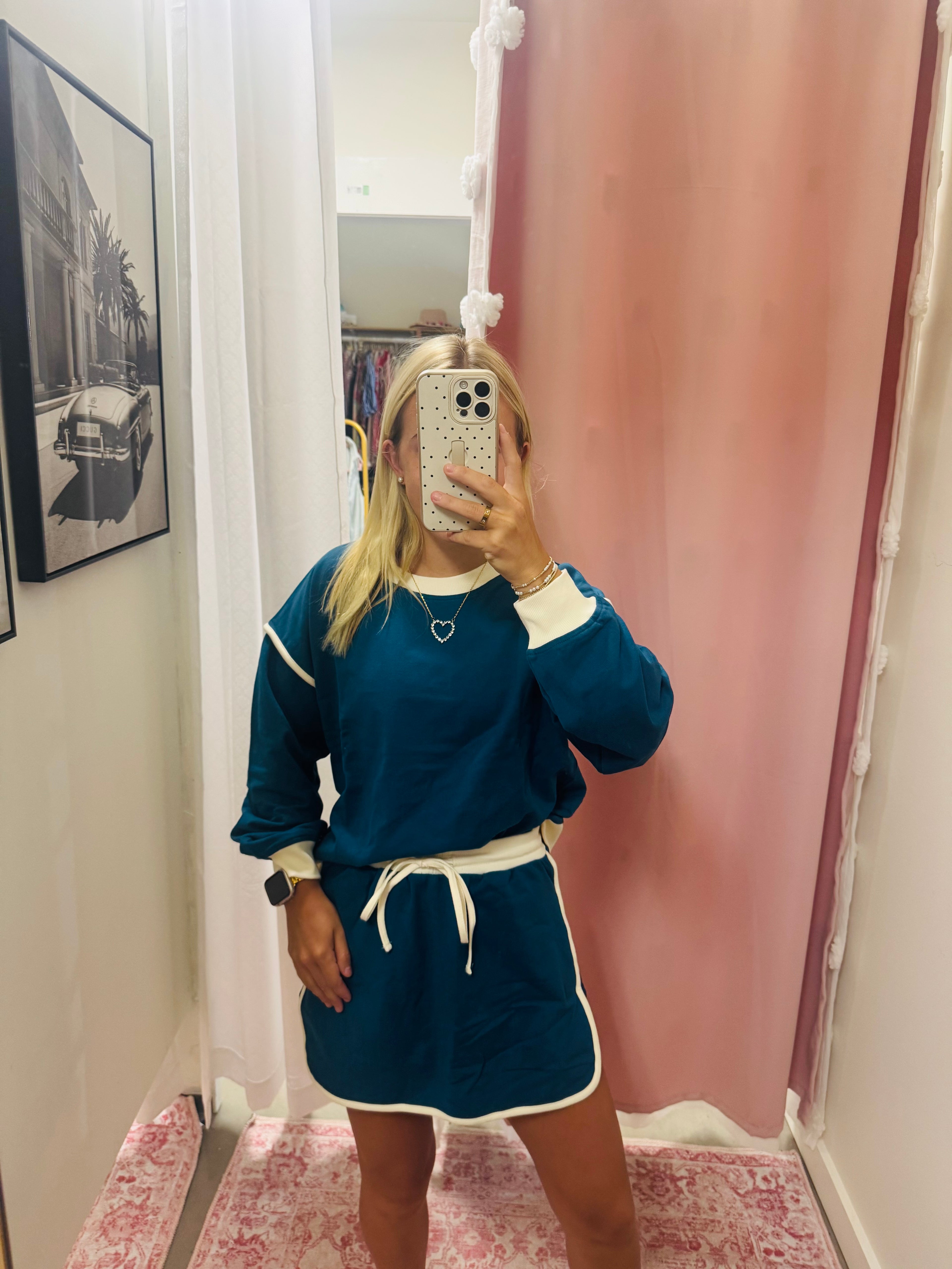 Blue Teal Lounge Set