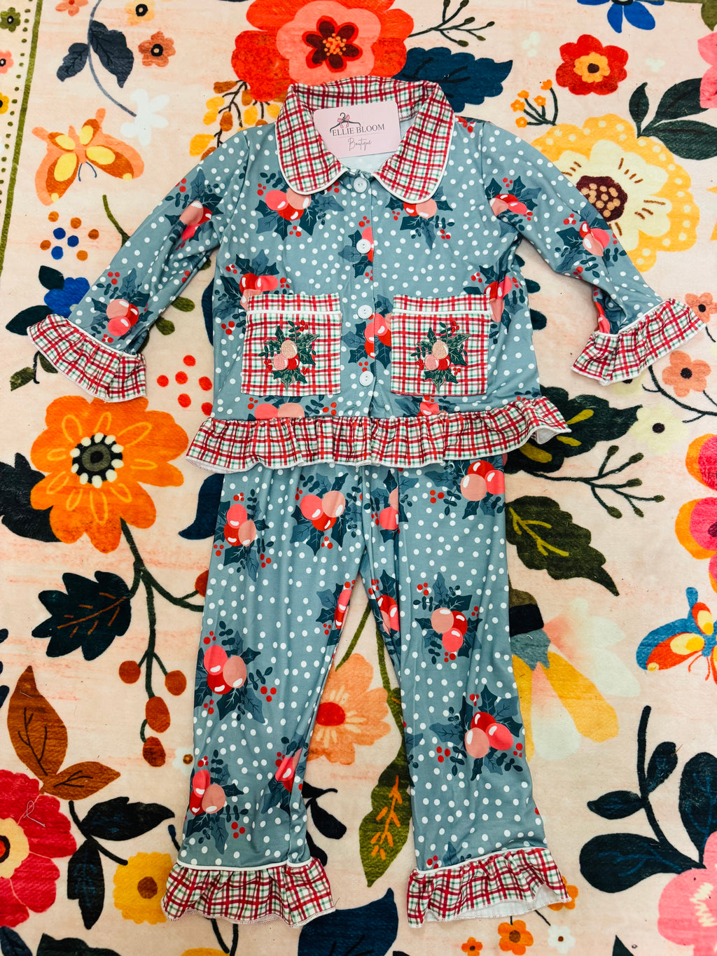 Girls Holly Berry PJs