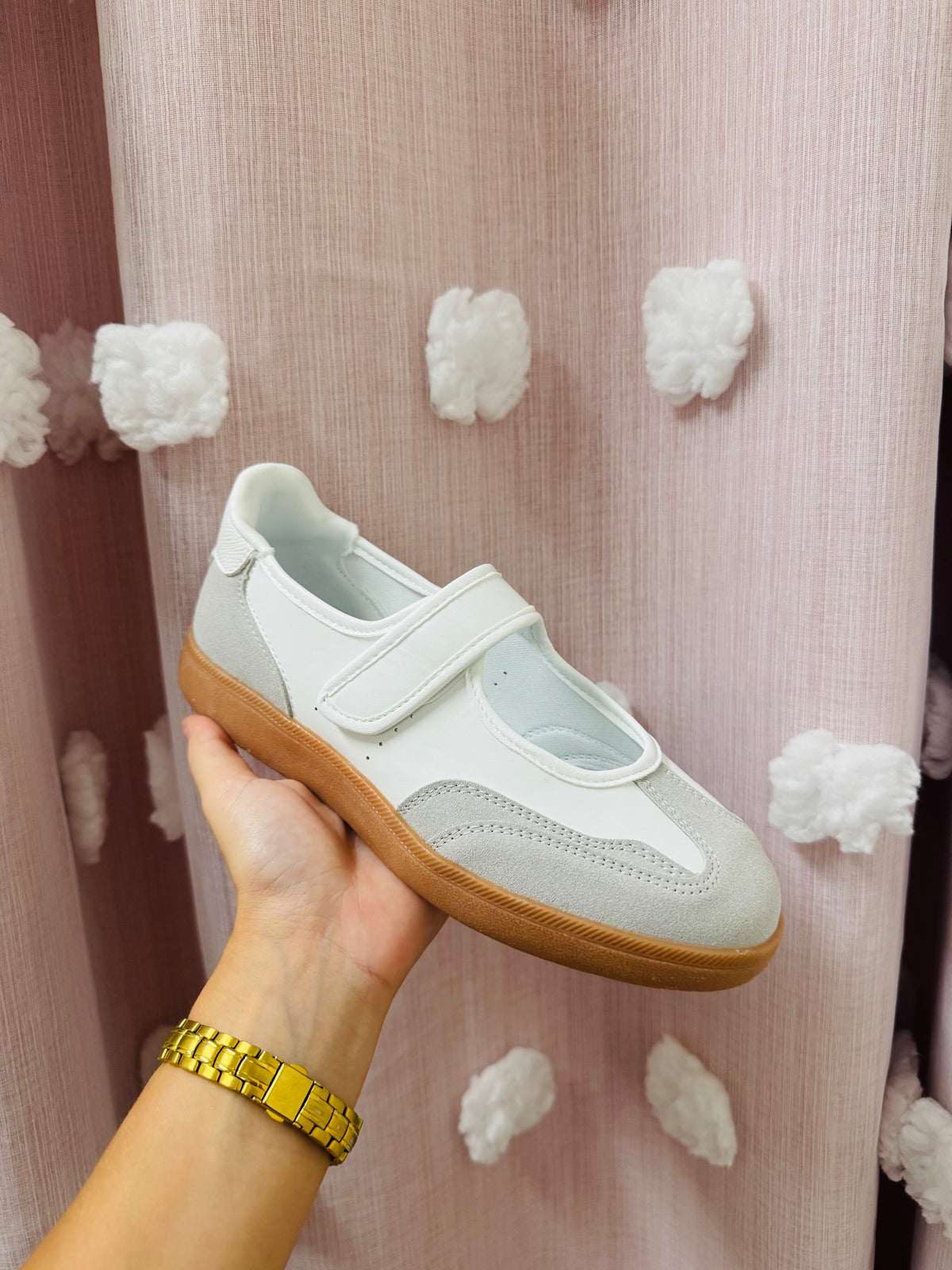 White Mary Jane Shoe