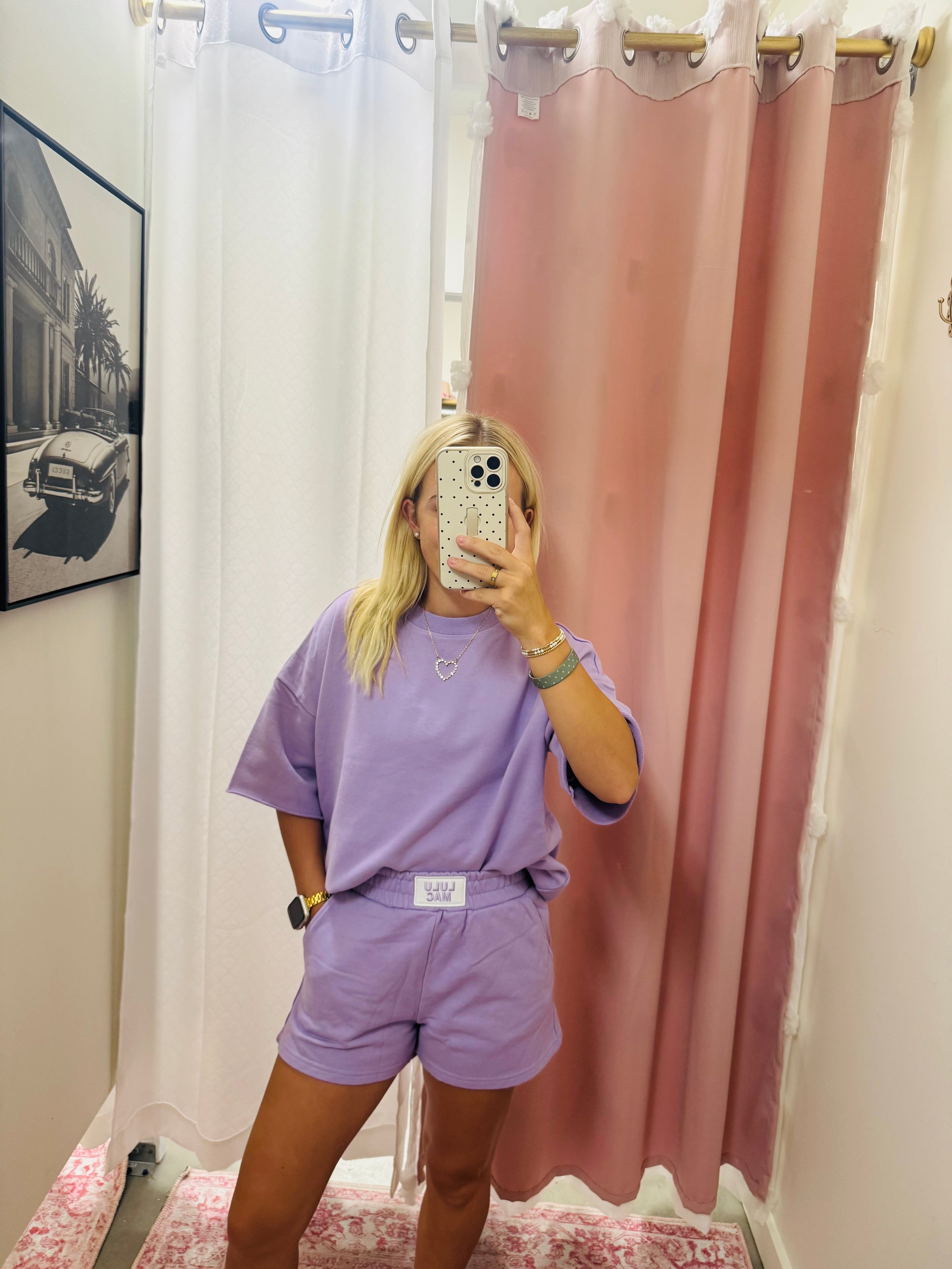 Lulu Mac Lavender Shorts